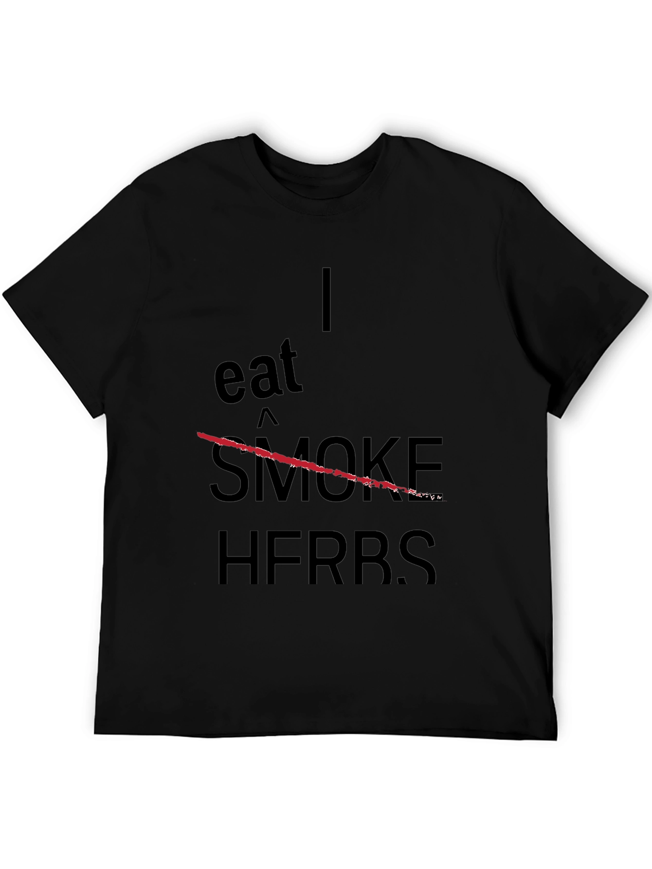 Eat Herrs Black T-Shirt Funny Novelty