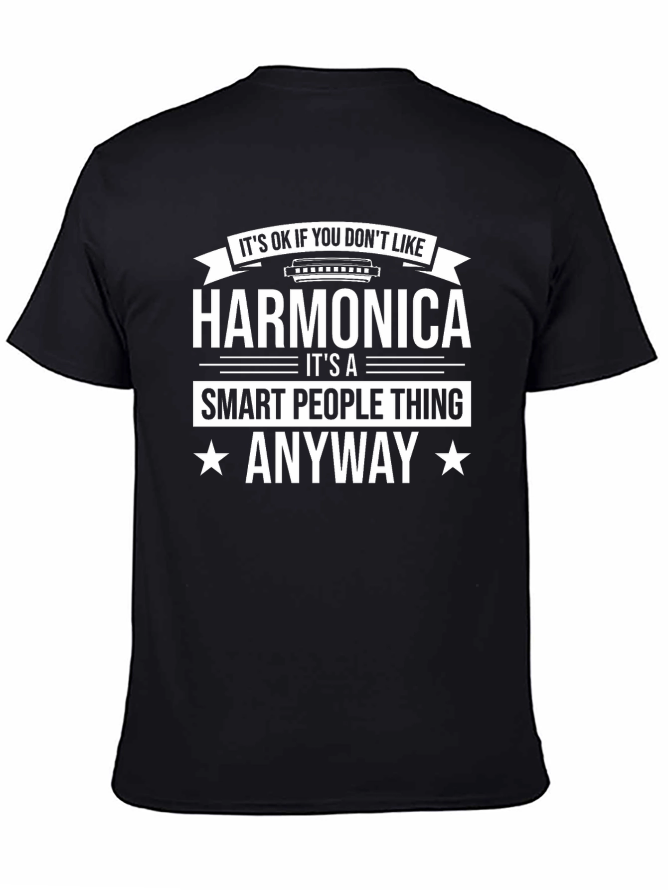 Harmonica Smart People T-Shirt - Music Lover Tee