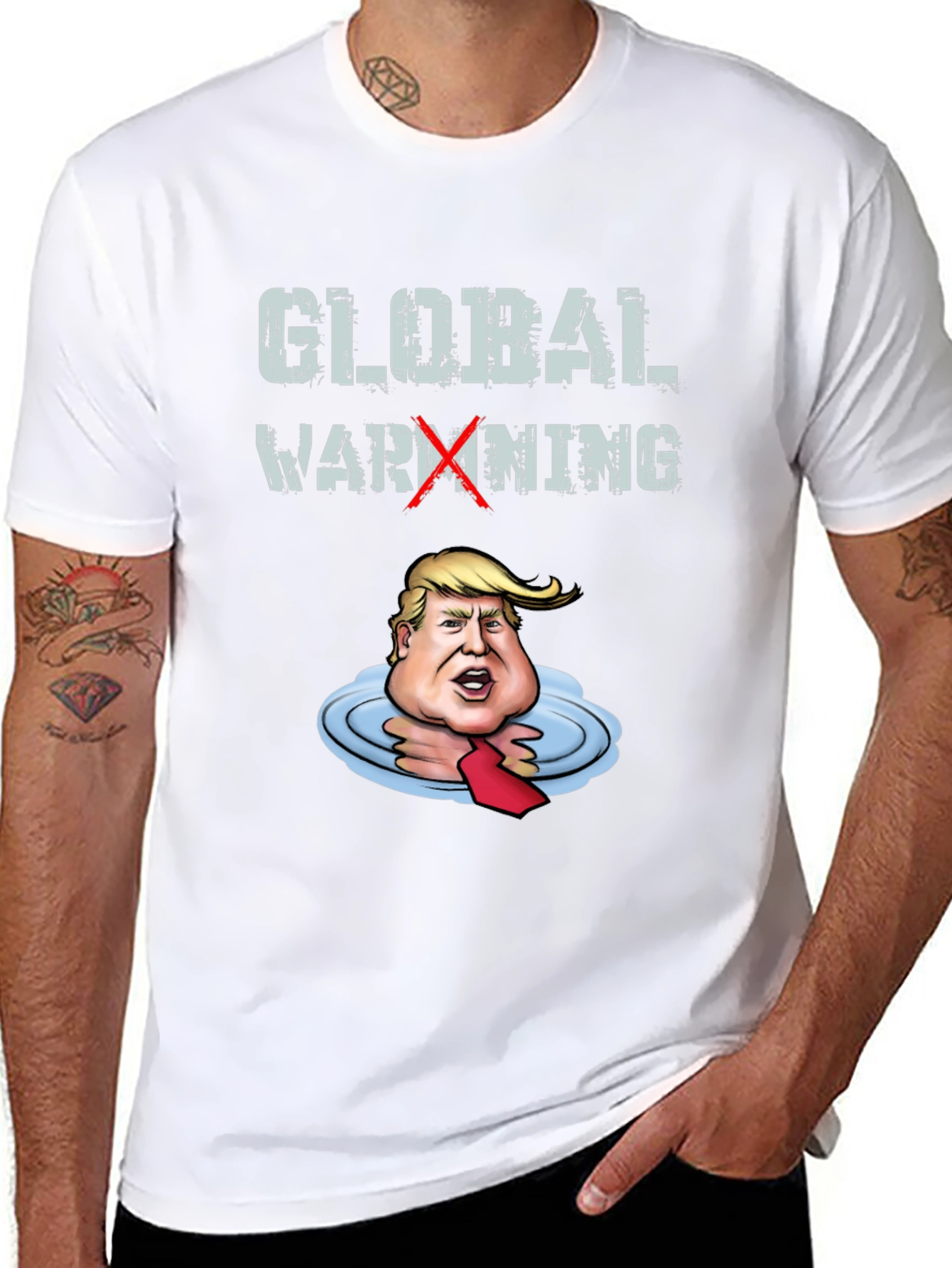 Global Warming Trump Graphic T-Shirt