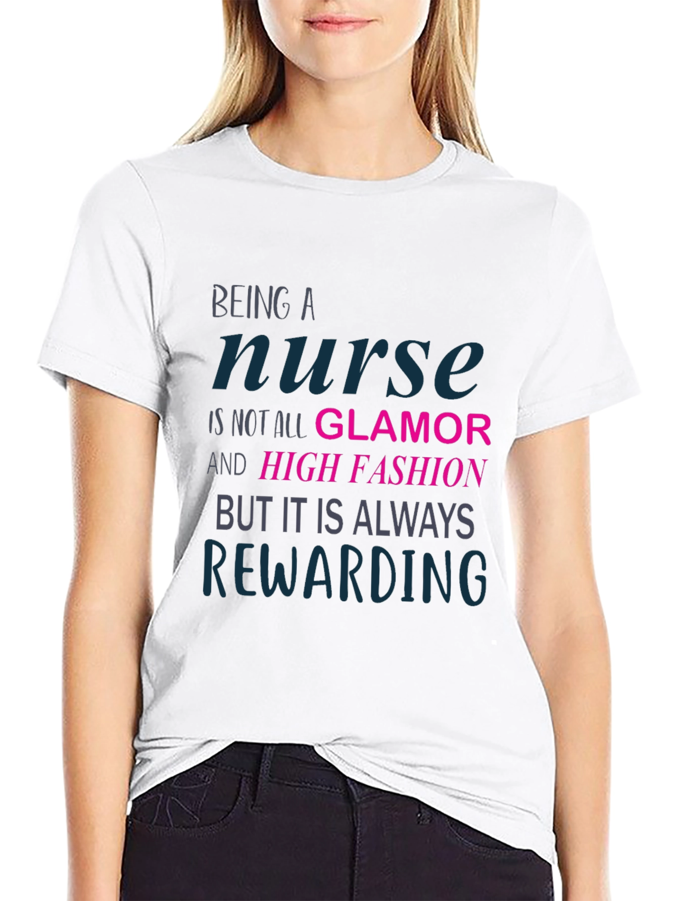 Nurse T-Shirt: Rewarding Career Apparel