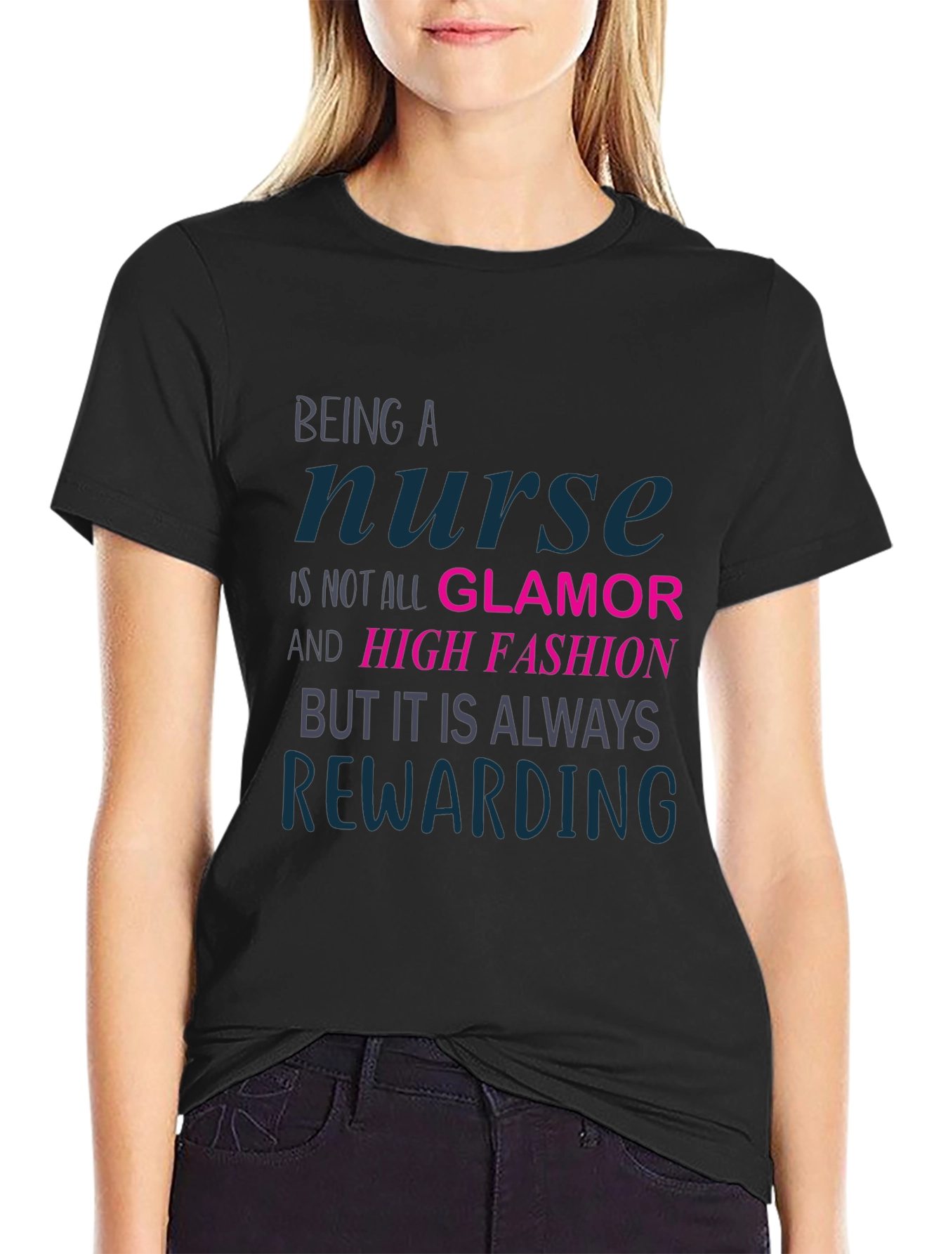 Nurse T-Shirt: Rewarding Career Apparel