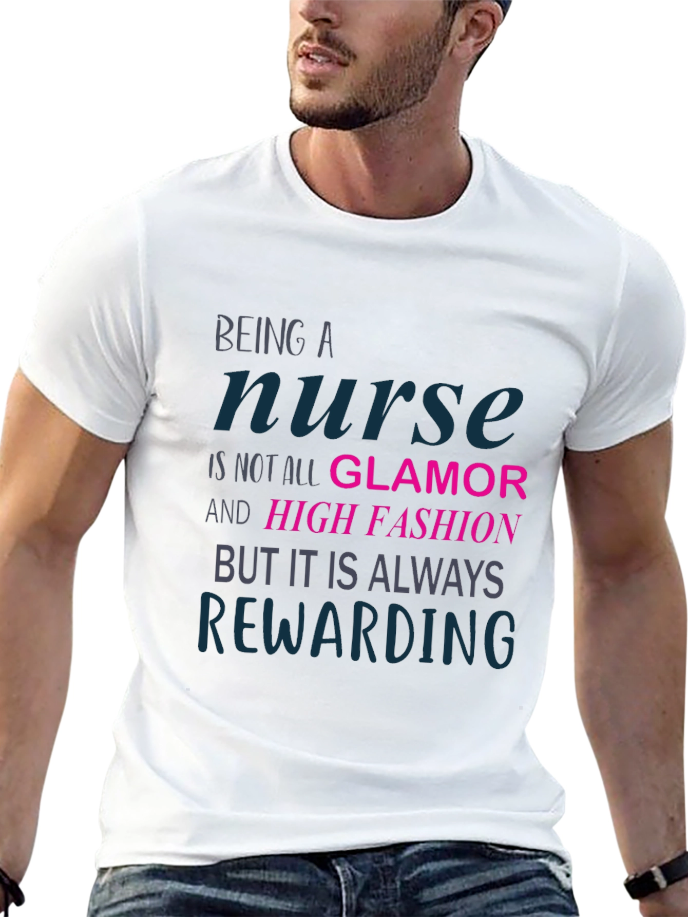 Nurse T-Shirt: Rewarding Career Apparel