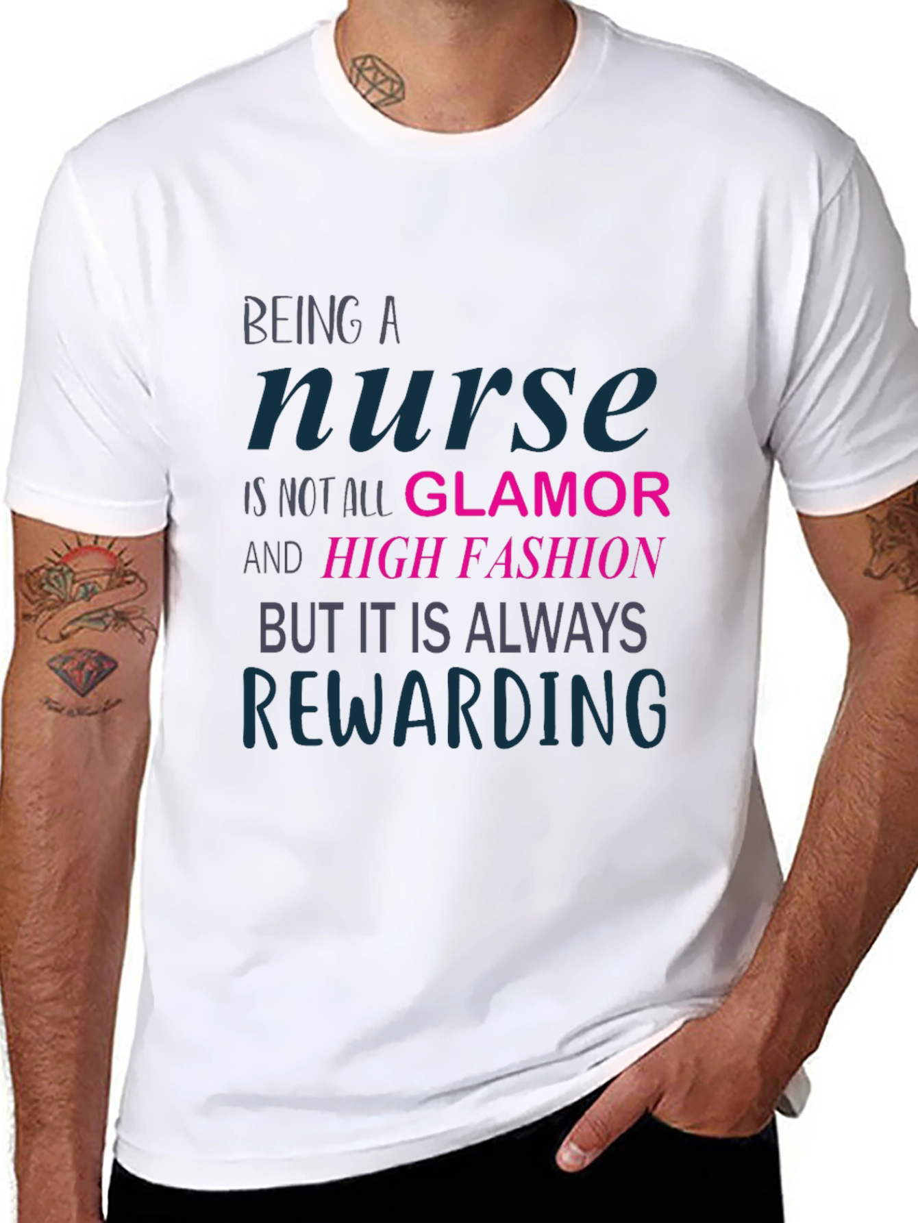 Nurse T-Shirt: Rewarding Career Apparel