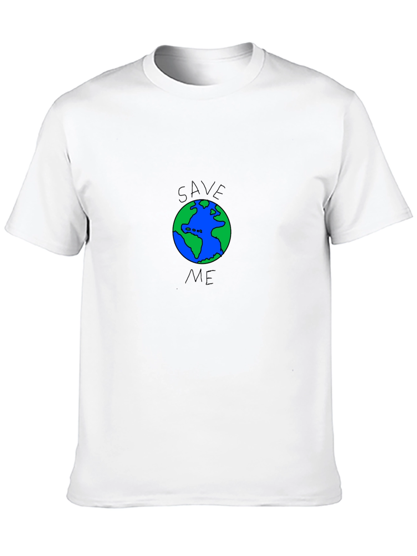 Save Me Earth Graphic T-Shirt - Eco-Friendly