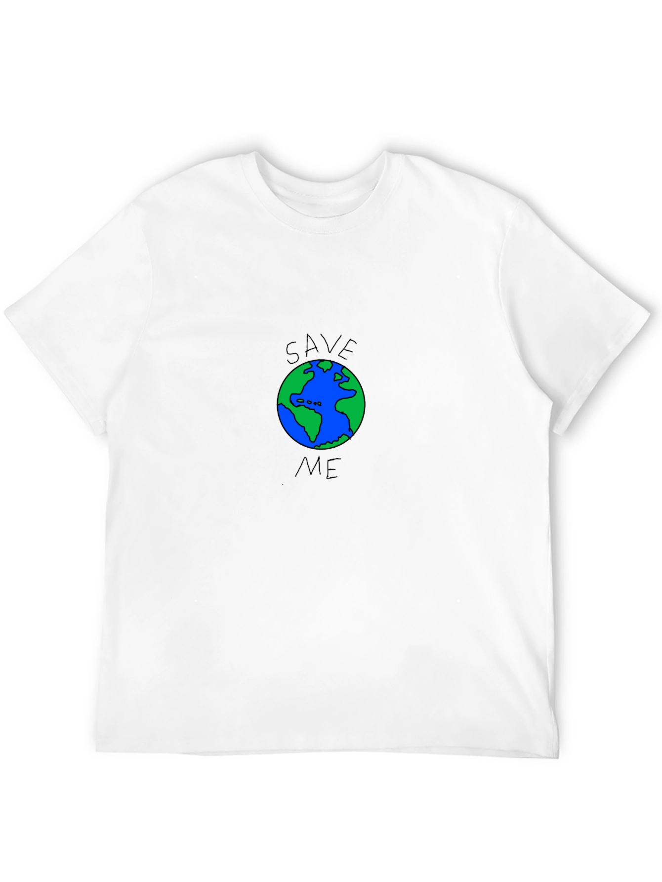 Save Me Earth Graphic T-Shirt - Eco-Friendly