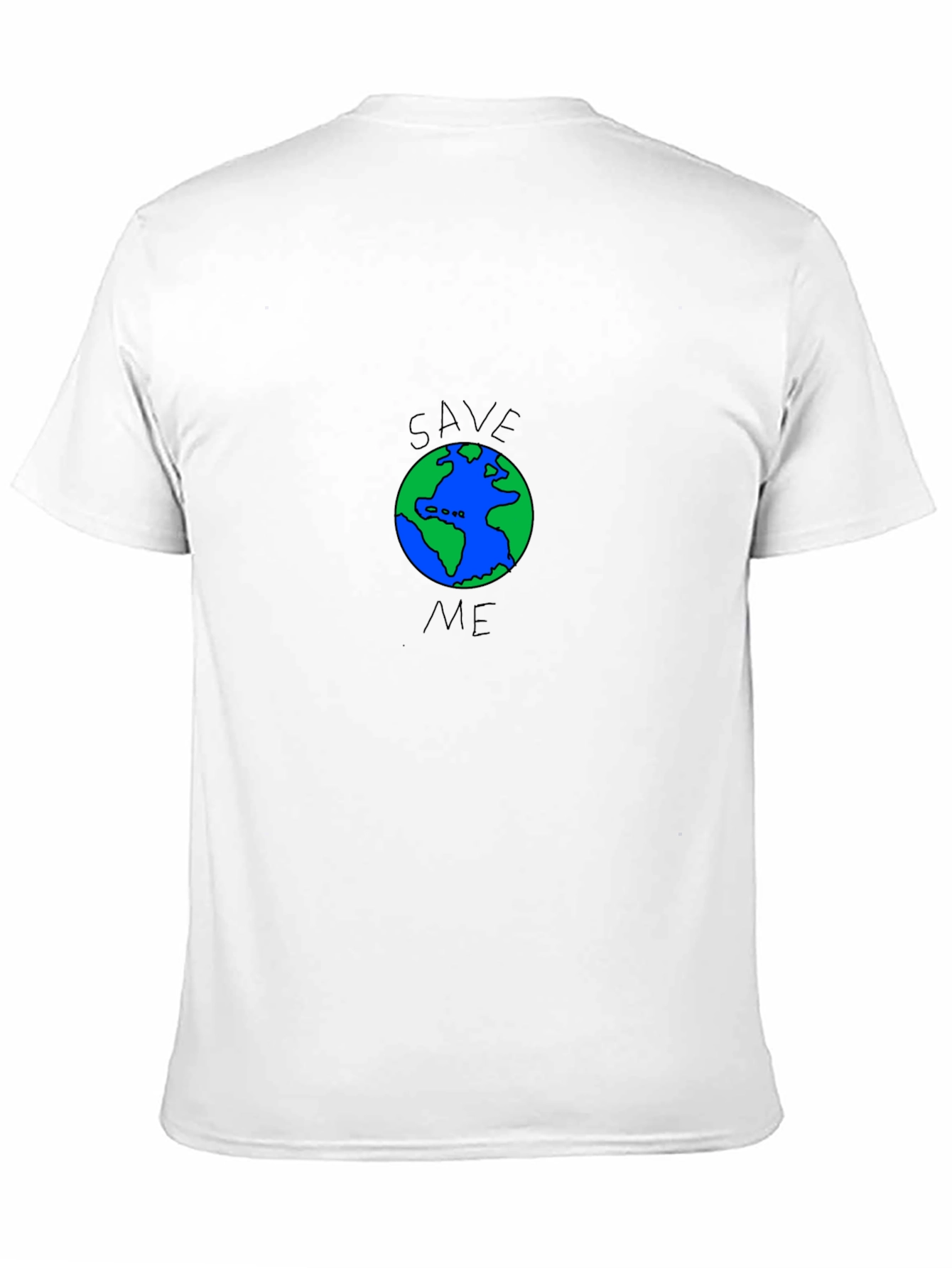 Save Me Earth Graphic T-Shirt - Eco-Friendly