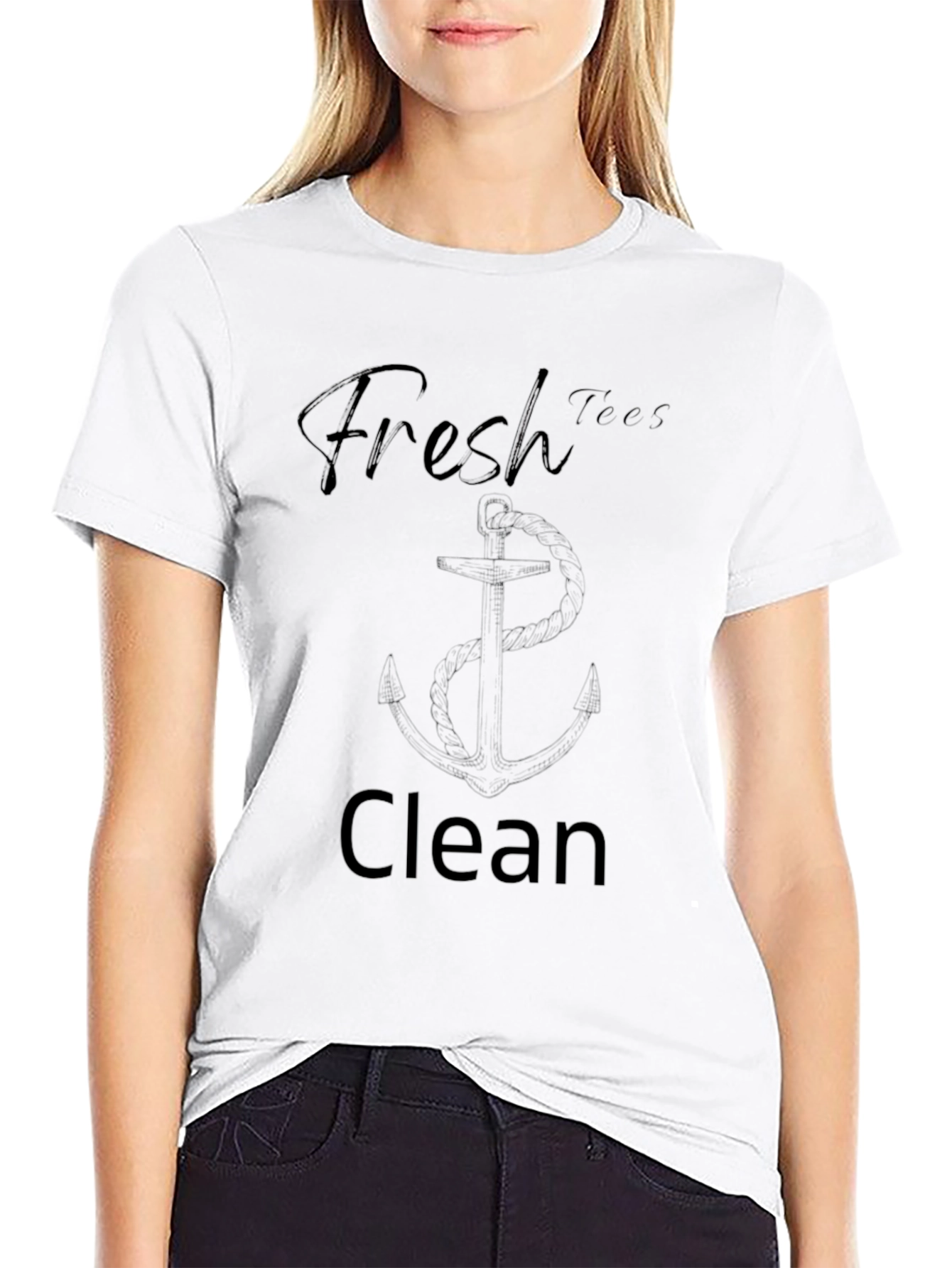Fresh & Clean Anchor Graphic T-Shirt