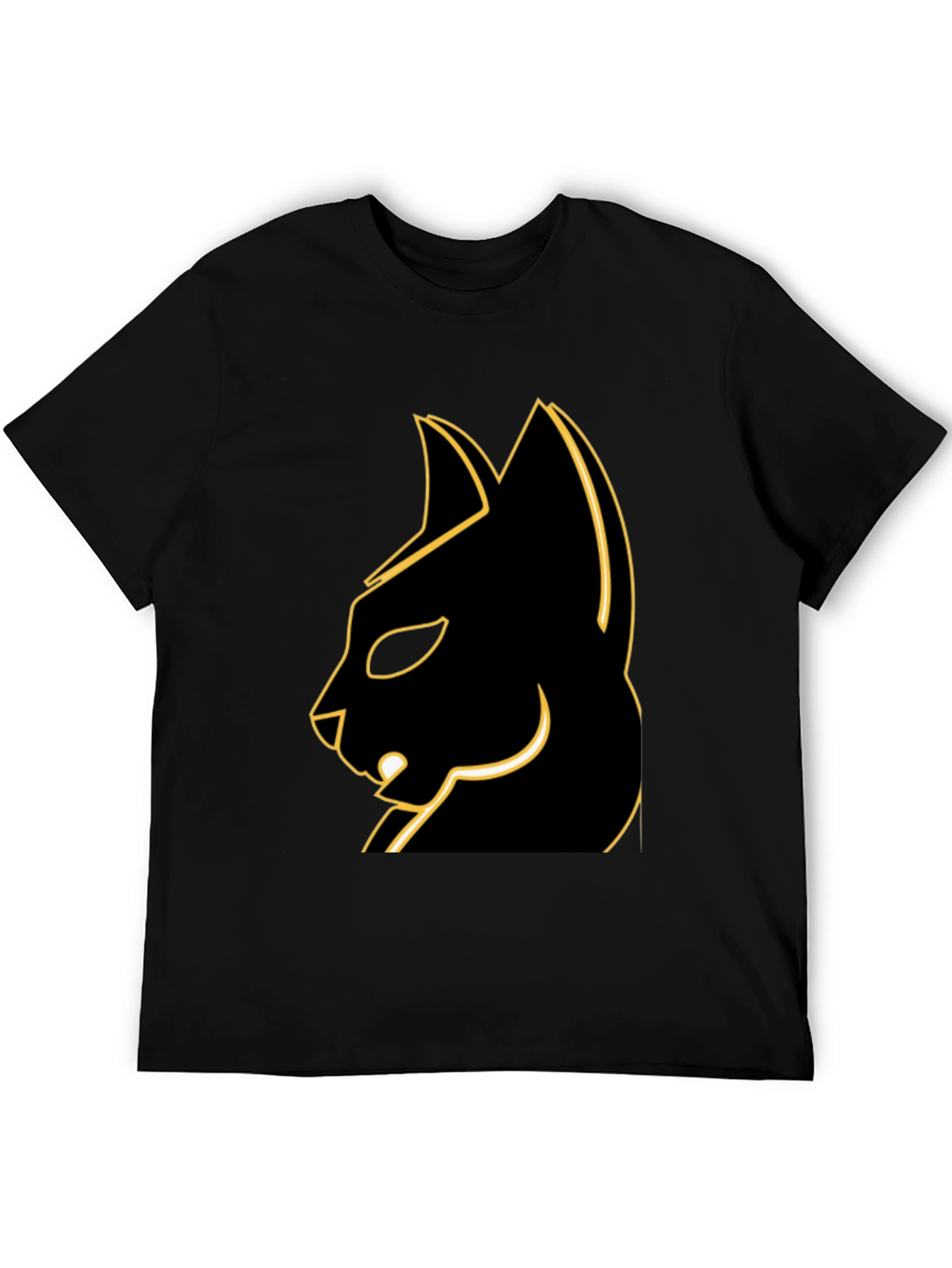 Cool Black Cat T-Shirt - Edgy Graphic Tee
