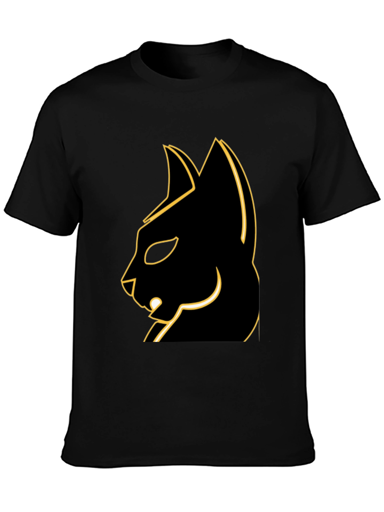 Cool Black Cat T-Shirt - Edgy Graphic Tee