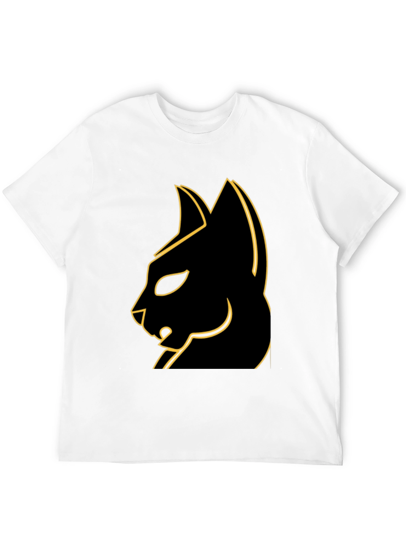 Cool Black Cat T-Shirt - Edgy Graphic Tee