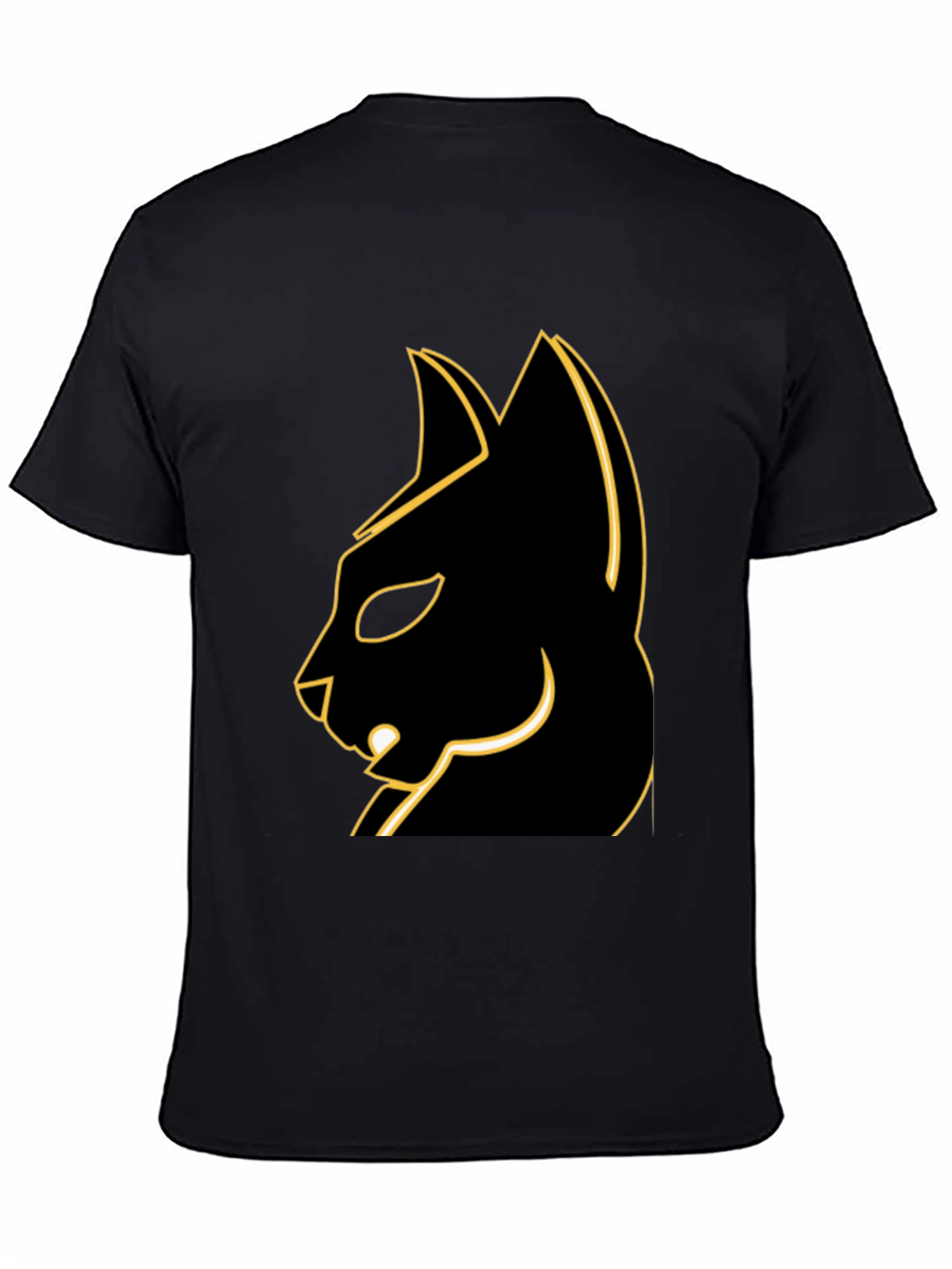 Cool Black Cat T-Shirt - Edgy Graphic Tee