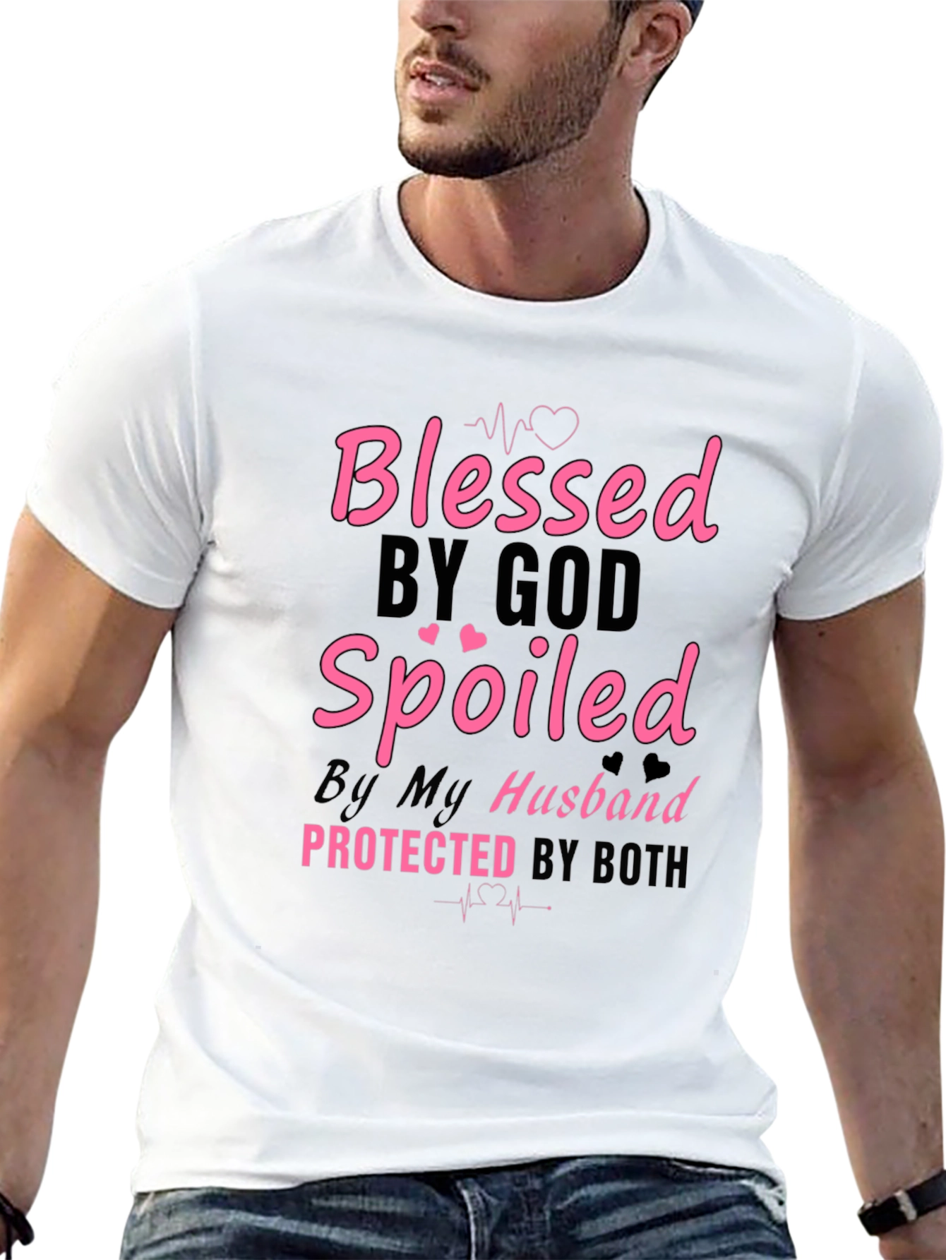 Blessed & Spoiled T-Shirt - Husbands Love