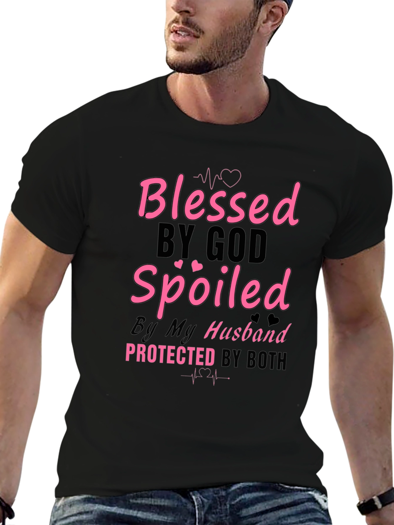 Blessed & Spoiled T-Shirt - Husbands Love