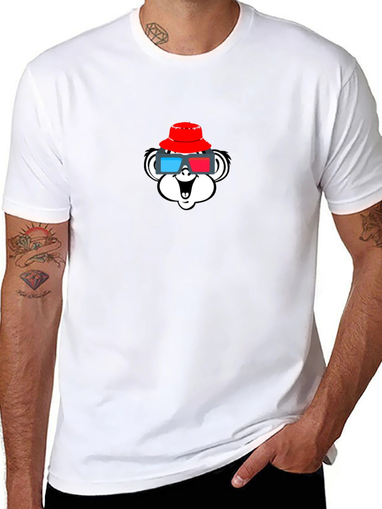 Cool Monkey Graphic Black T-Shirt