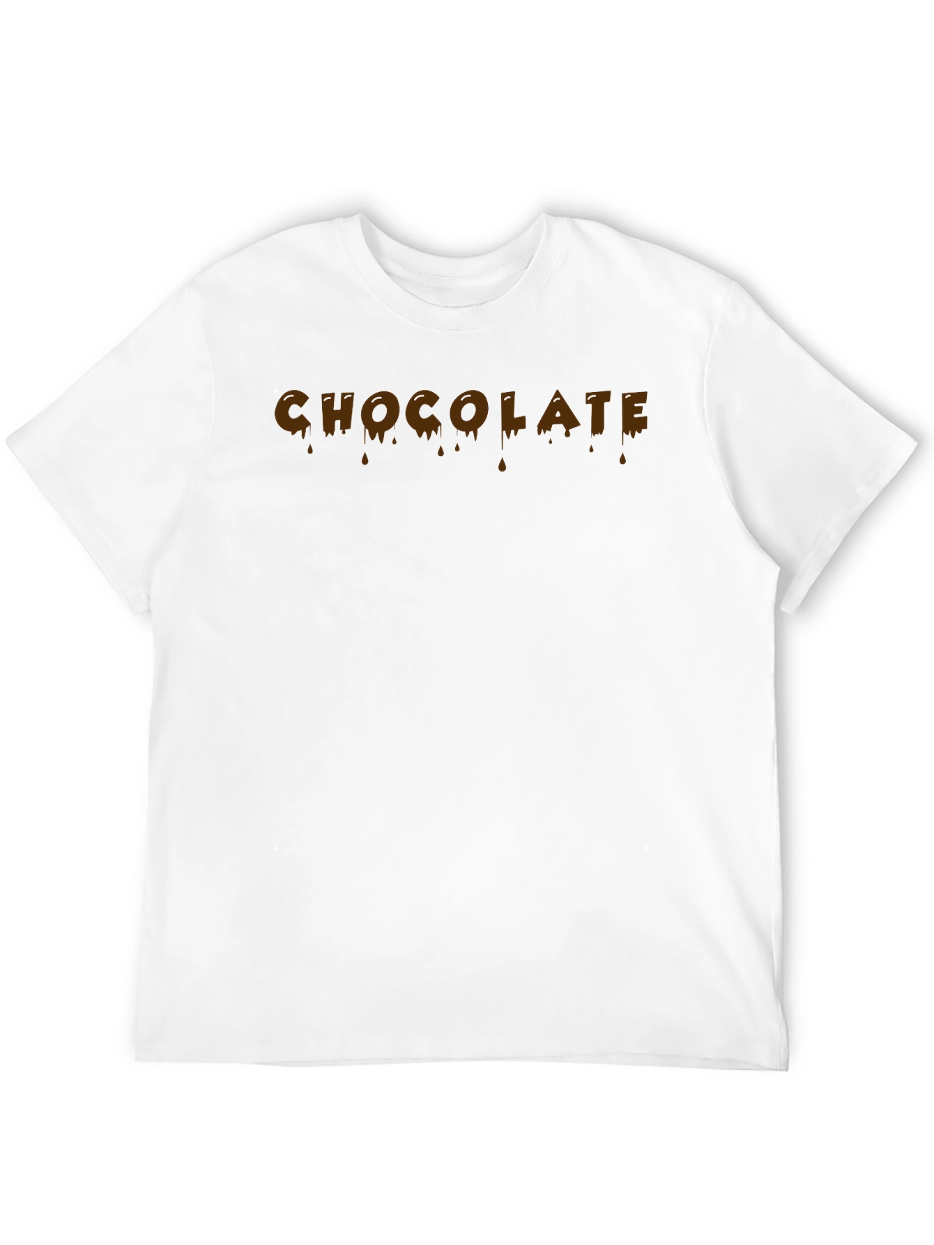 Chocolate Drip Graphic Tee - Unisex Cotton T-Shirt