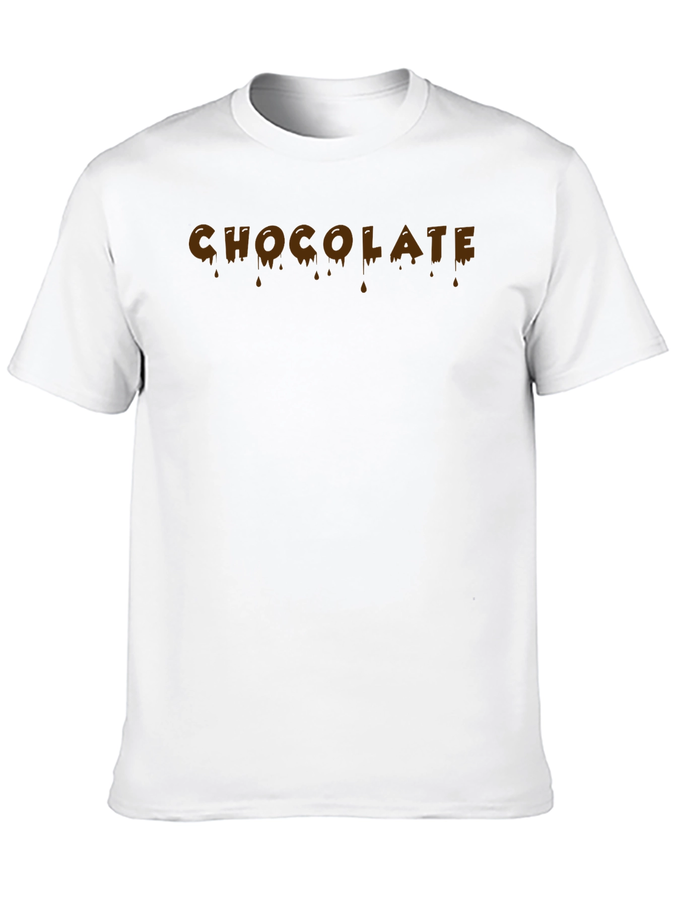 Chocolate Drip Graphic Tee - Unisex Cotton T-Shirt