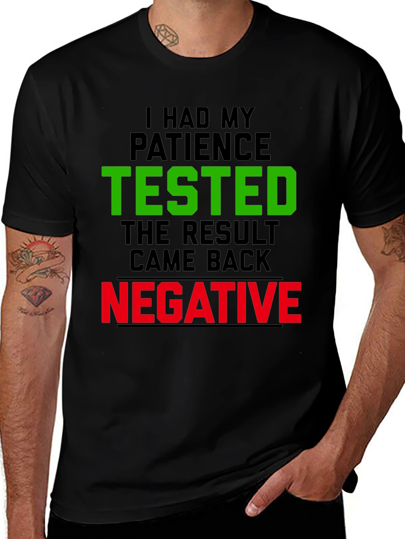 Patience Tested Funny Graphic Tee