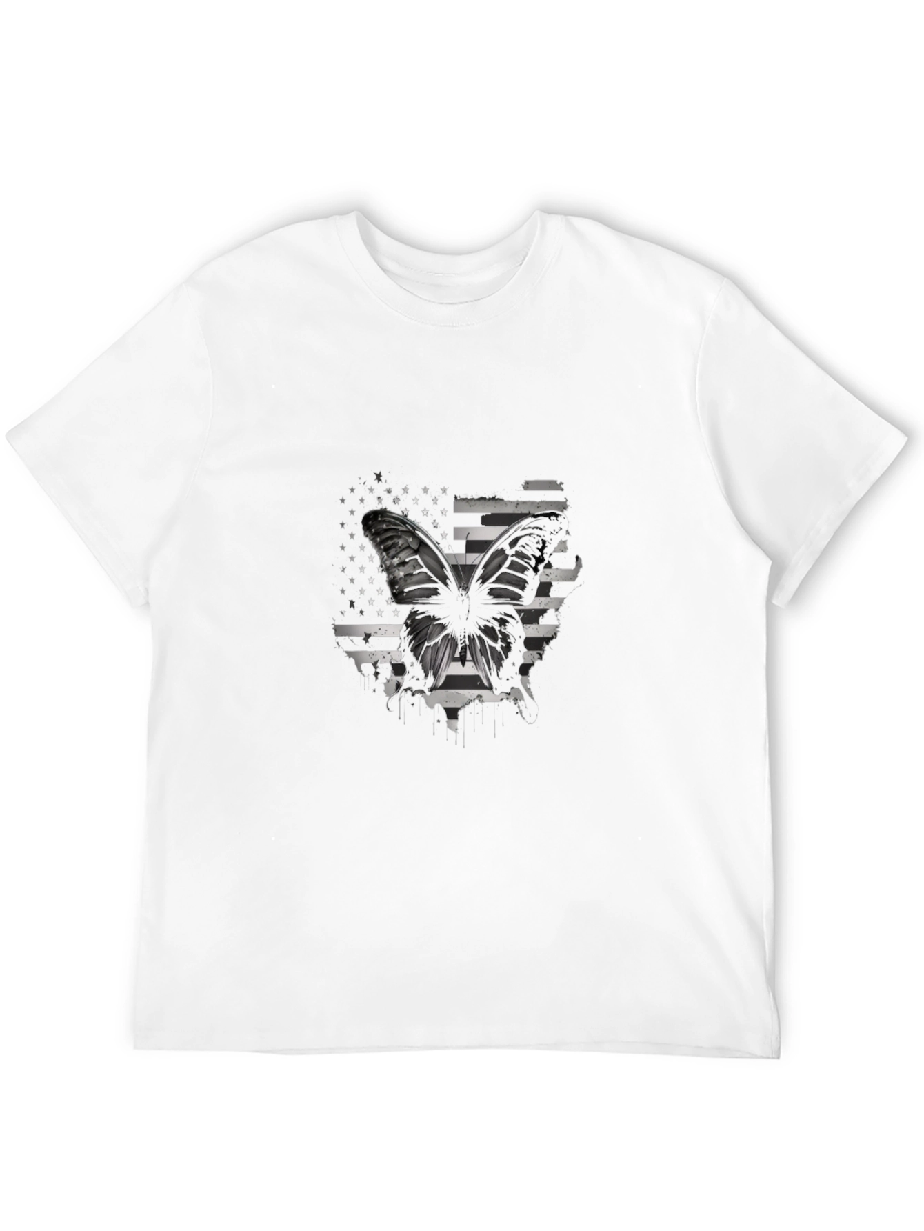 Butterfly American Flag Graphic Tee