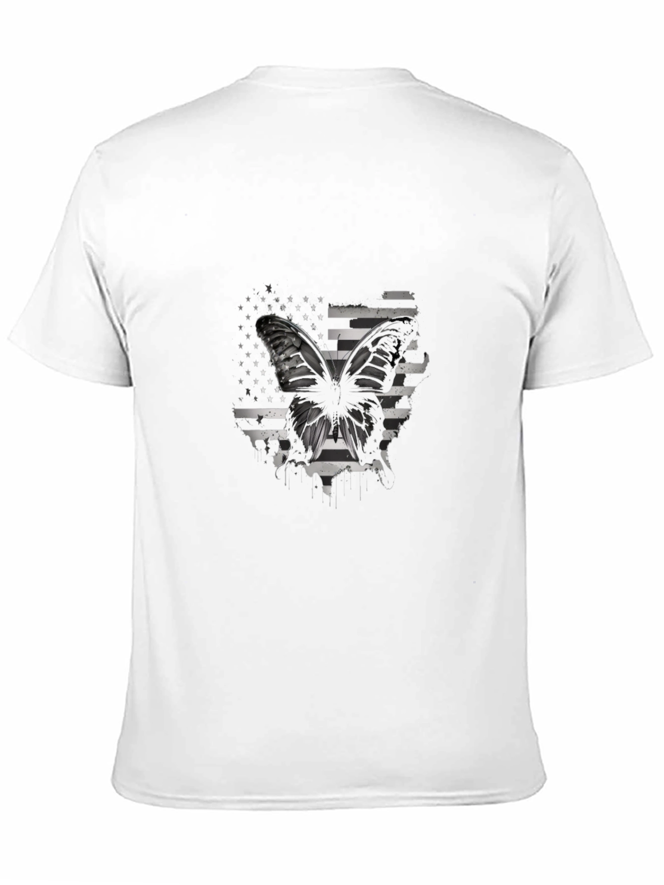 Butterfly American Flag Graphic Tee