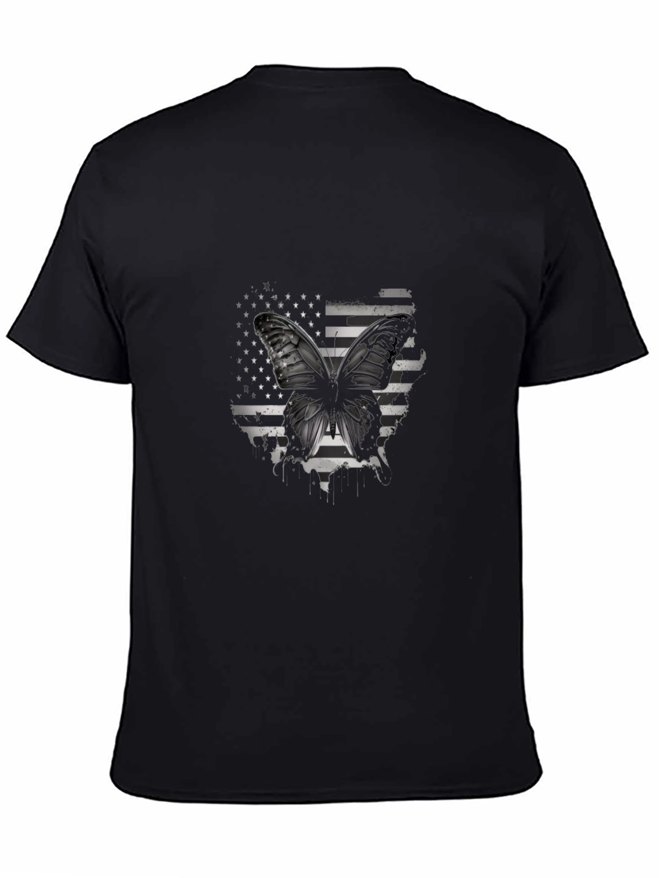Butterfly American Flag Graphic Tee