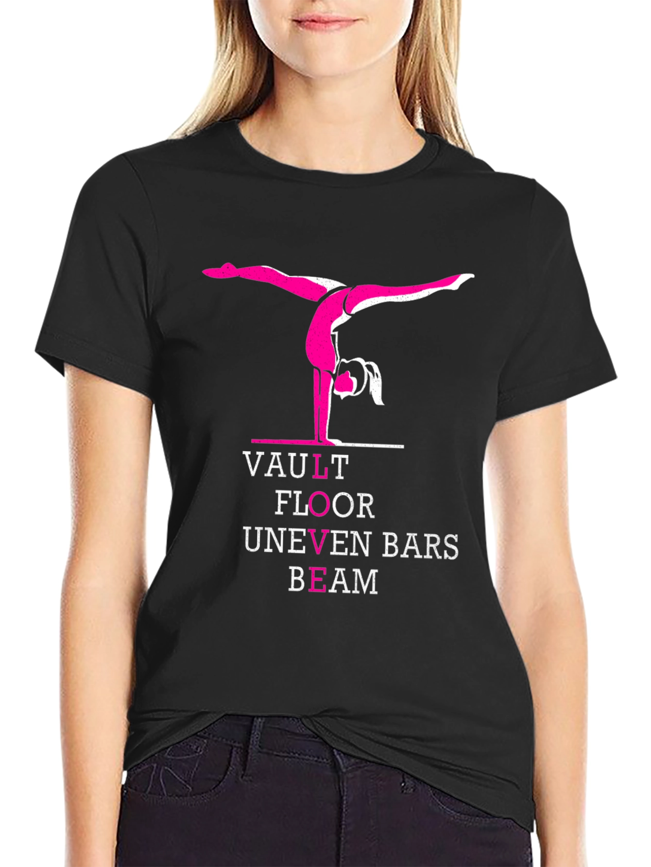 Gymnastics T-Shirt Vault Floor Beam
