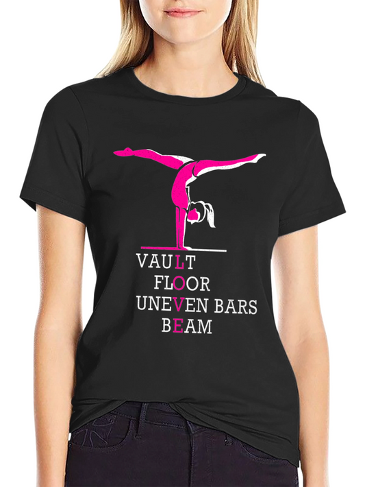 Gymnastics T-Shirt Vault Floor Beam