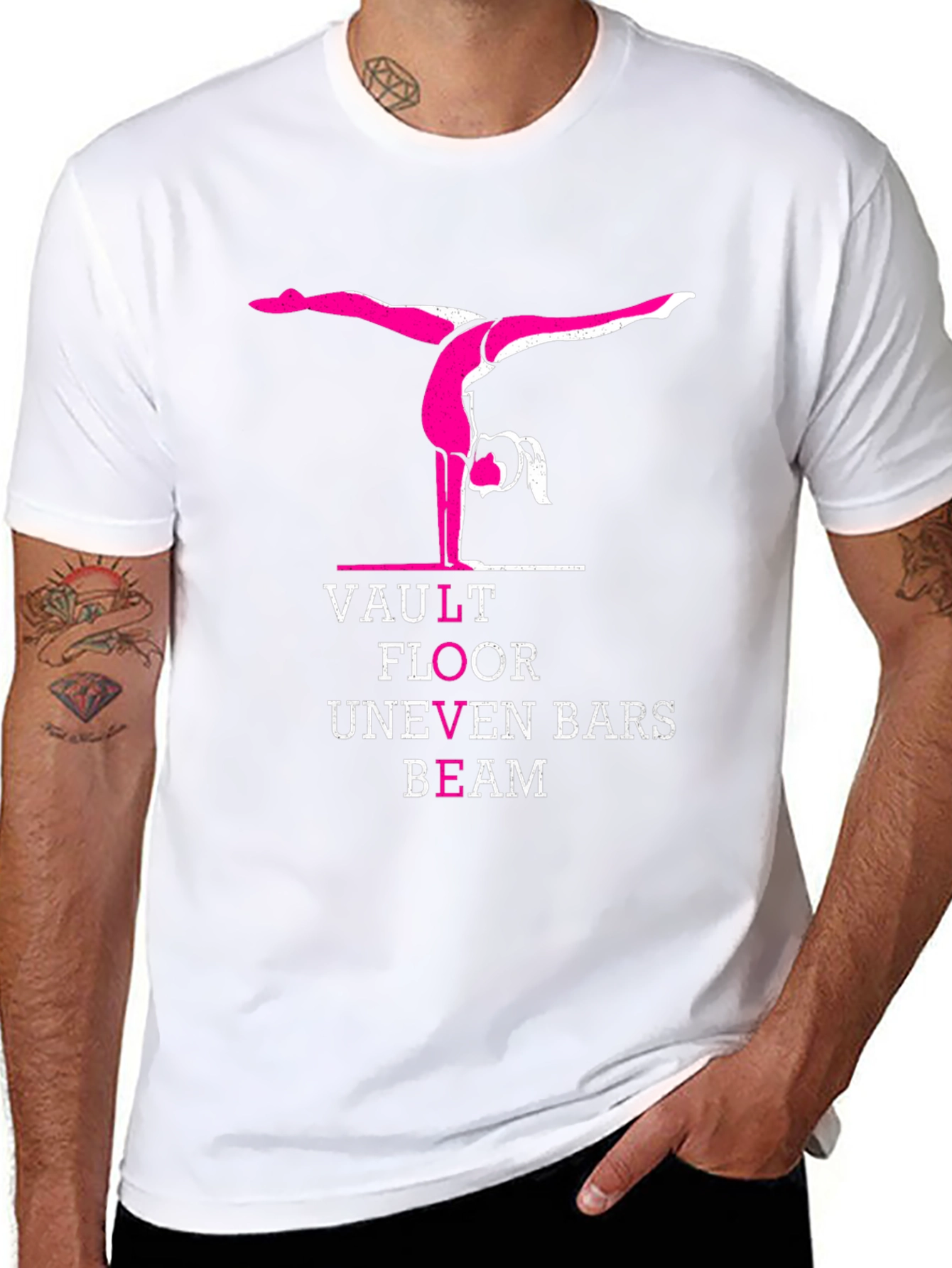 Gymnastics T-Shirt Vault Floor Beam