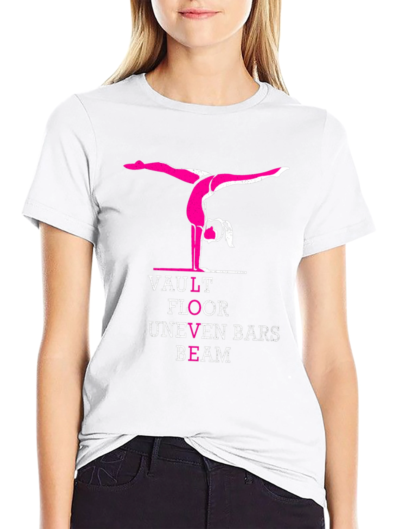Gymnastics T-Shirt Vault Floor Beam