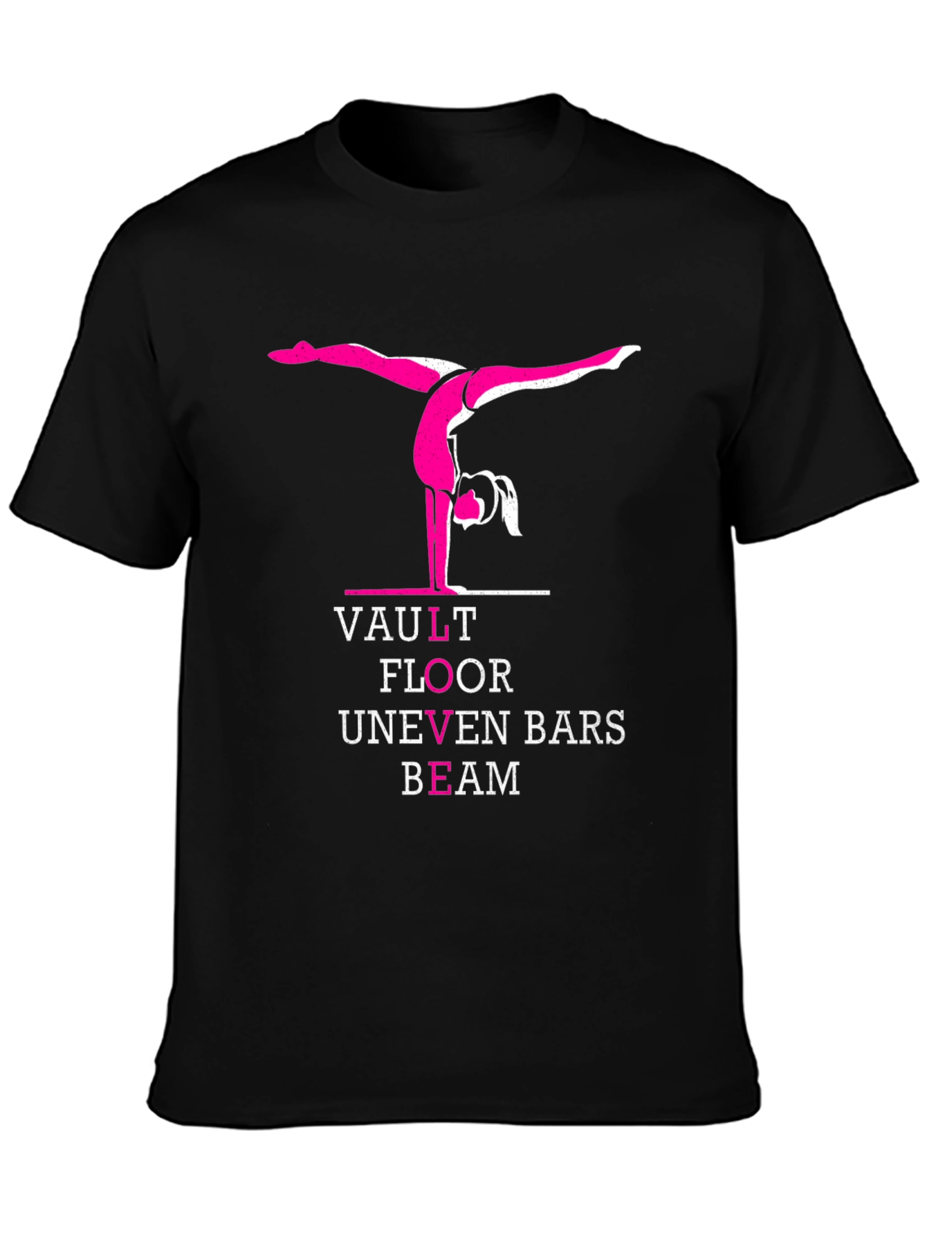 Gymnastics T-Shirt Vault Floor Beam