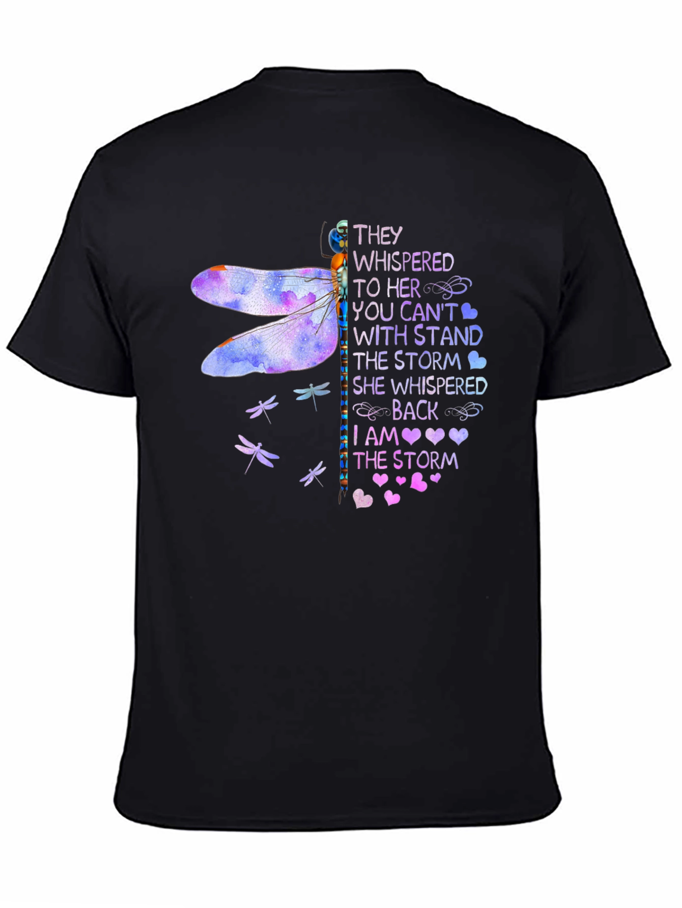 Dragonfly I Am The Storm Graphic T-Shirt