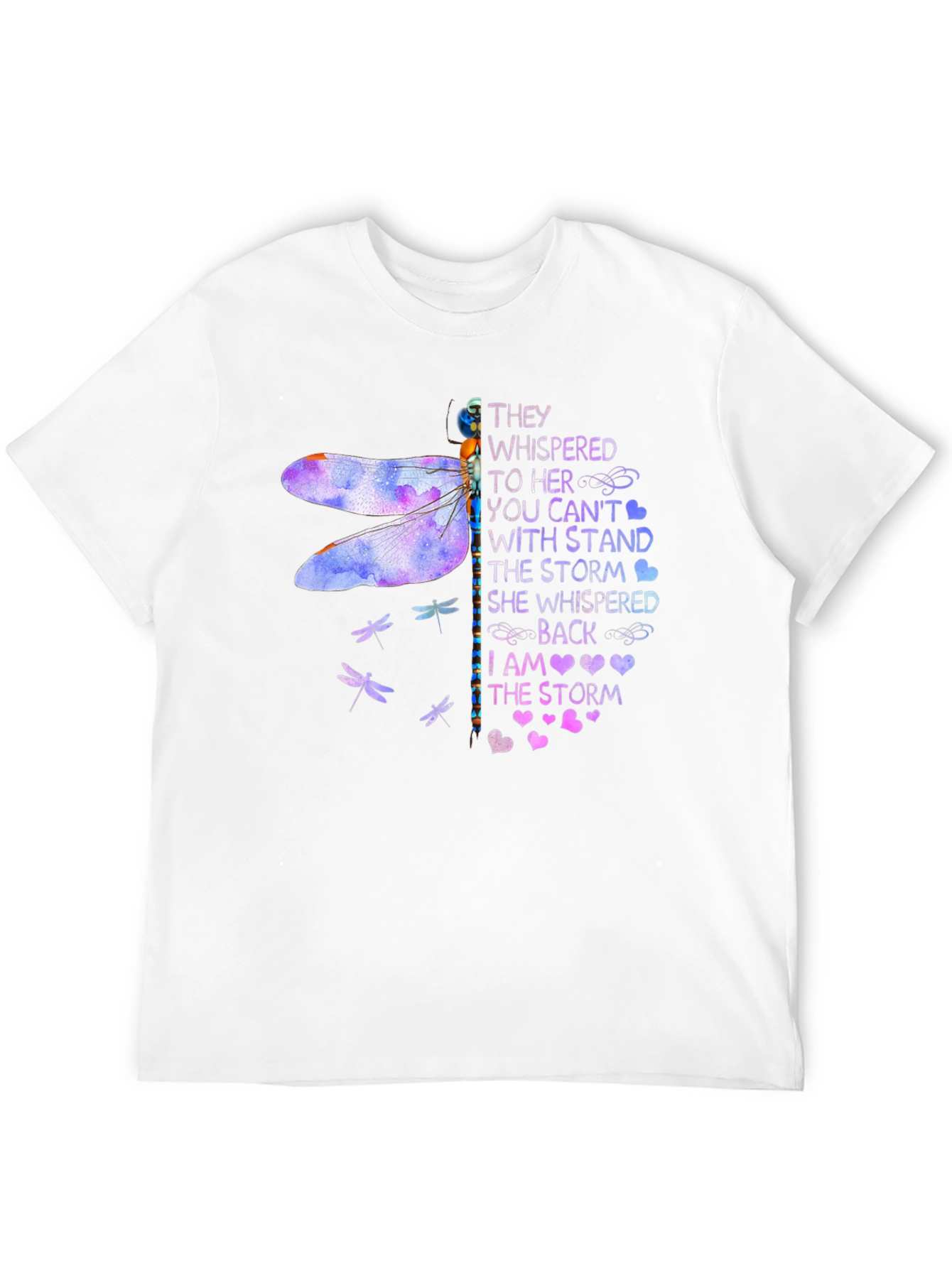 Dragonfly I Am The Storm Graphic T-Shirt