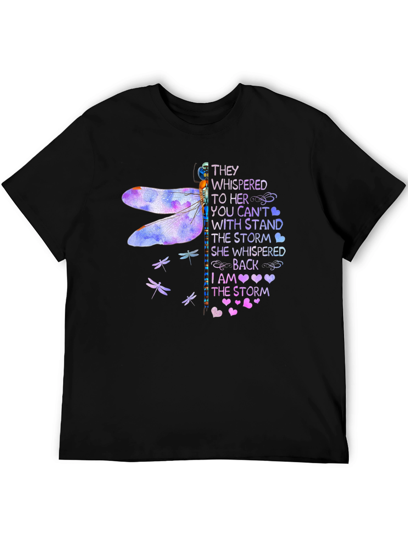 Dragonfly I Am The Storm Graphic T-Shirt