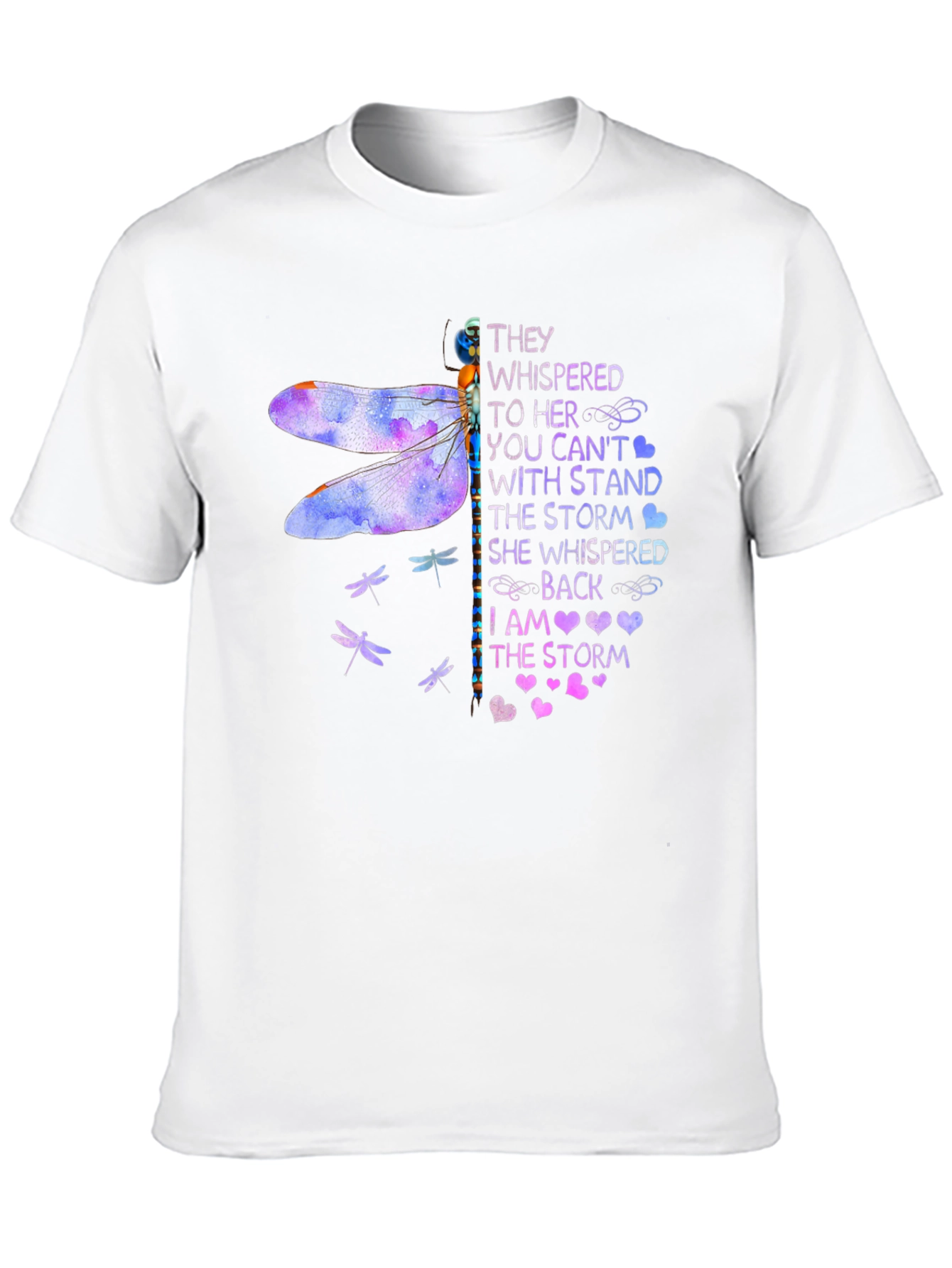 Dragonfly I Am The Storm Graphic T-Shirt