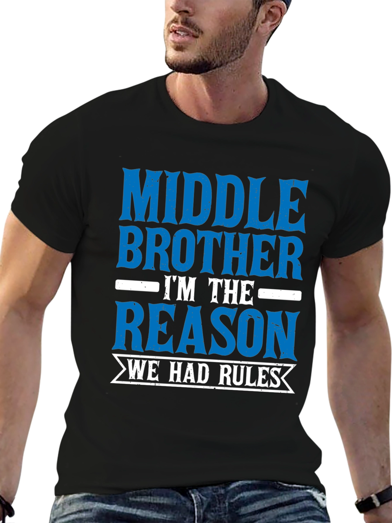 Middle Brother Reason Rules T-Shirt