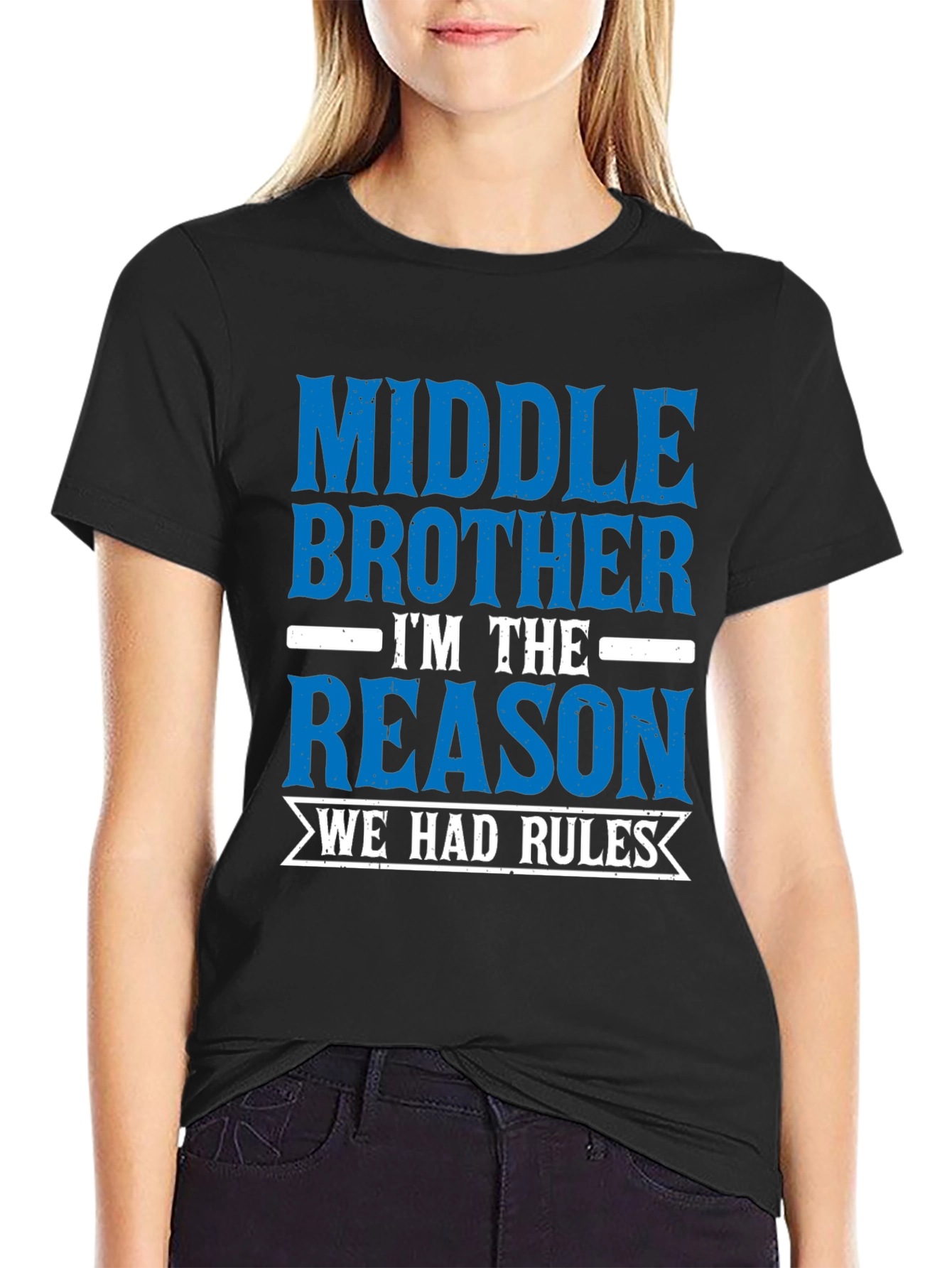 Middle Brother Reason Rules T-Shirt