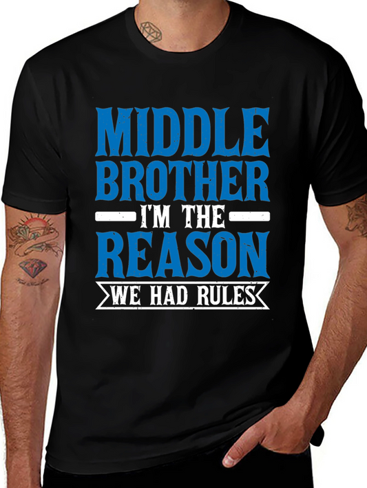 Middle Brother Reason Rules T-Shirt