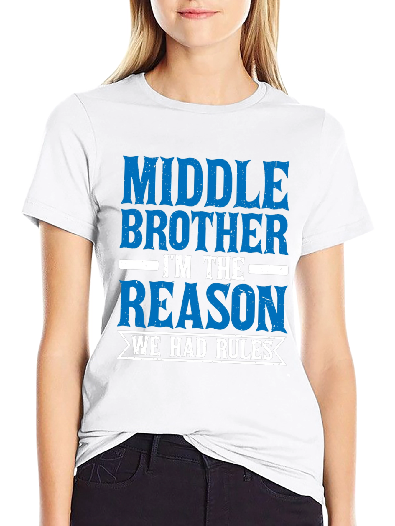 Middle Brother Reason Rules T-Shirt
