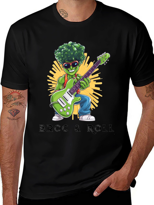 Broccoli Rock & Roll Graphic T-Shirt