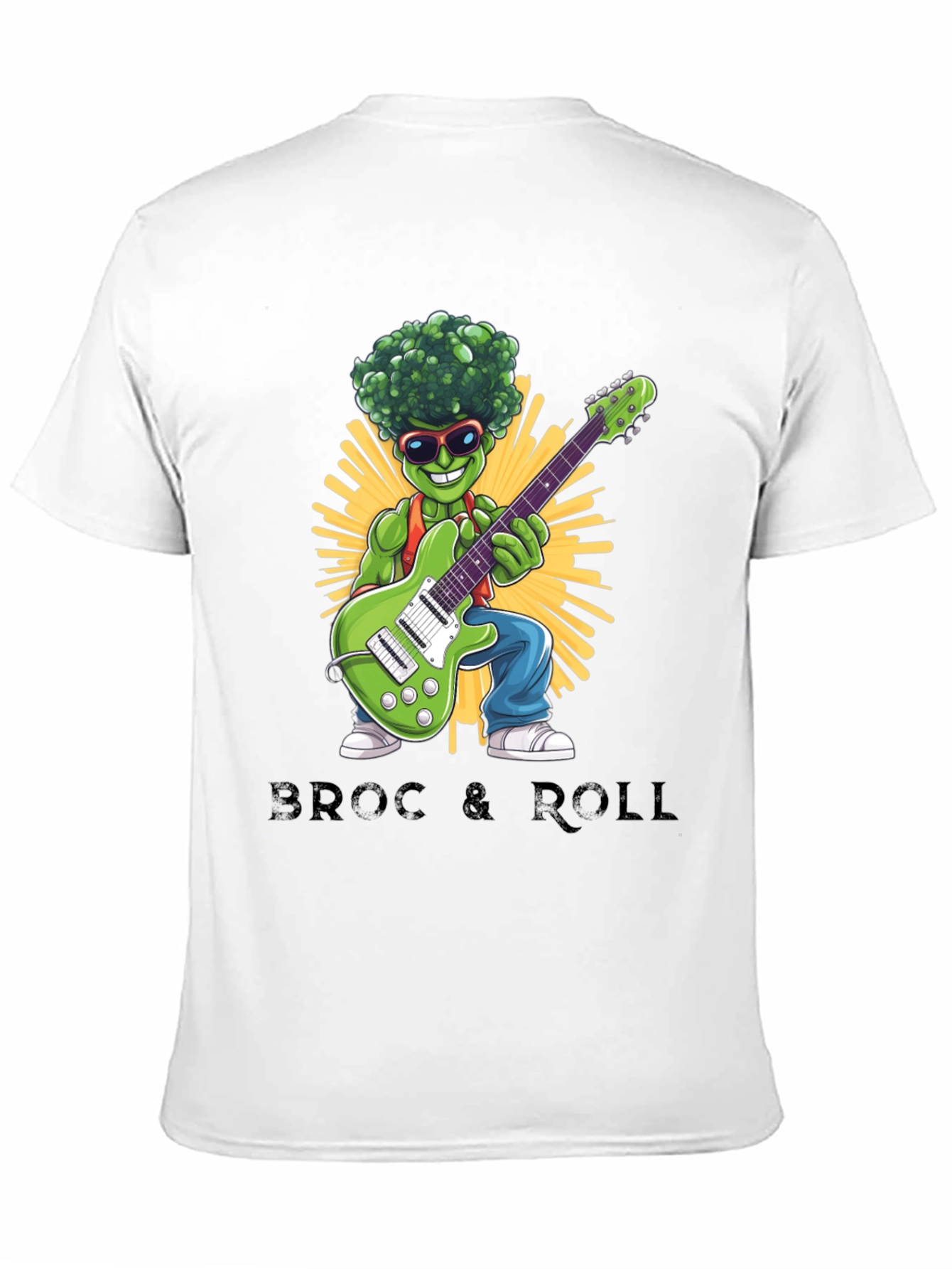 Broccoli Rock & Roll Graphic T-Shirt