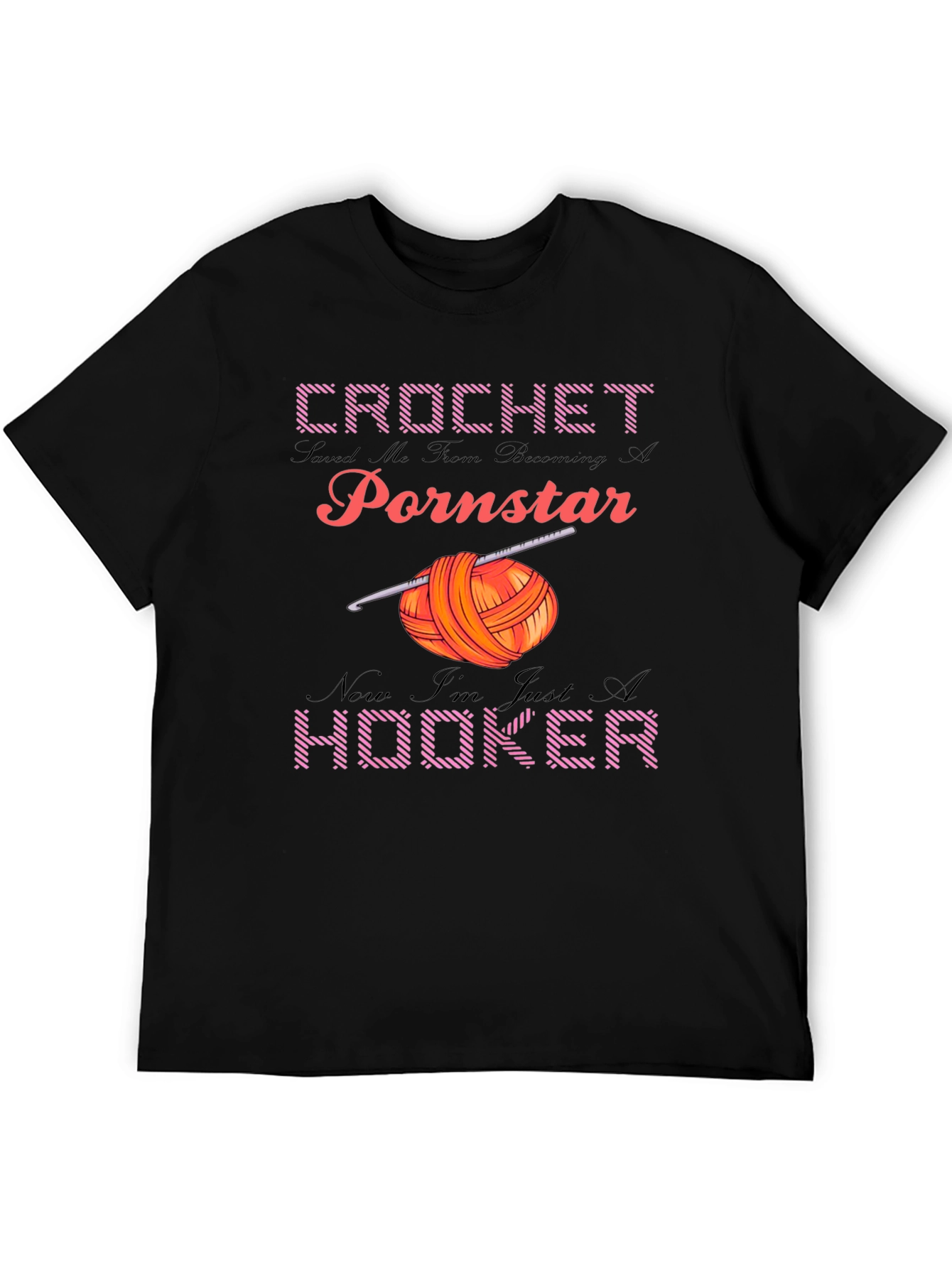 Crochet Hooker Graphic T-Shirt