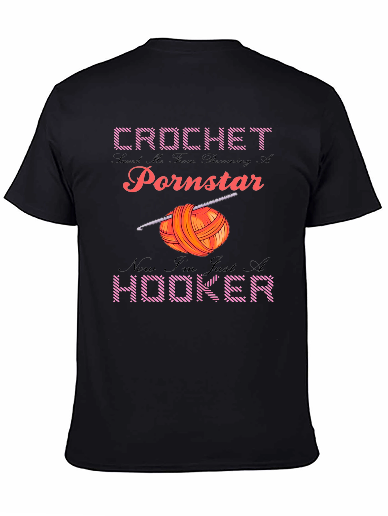 Crochet Hooker Graphic T-Shirt