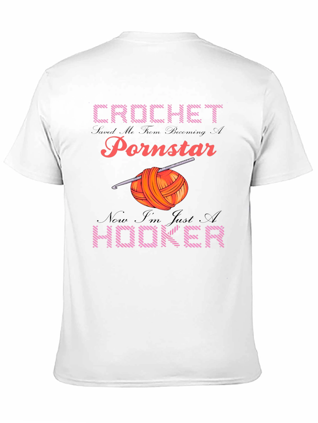 Crochet Hooker Graphic T-Shirt