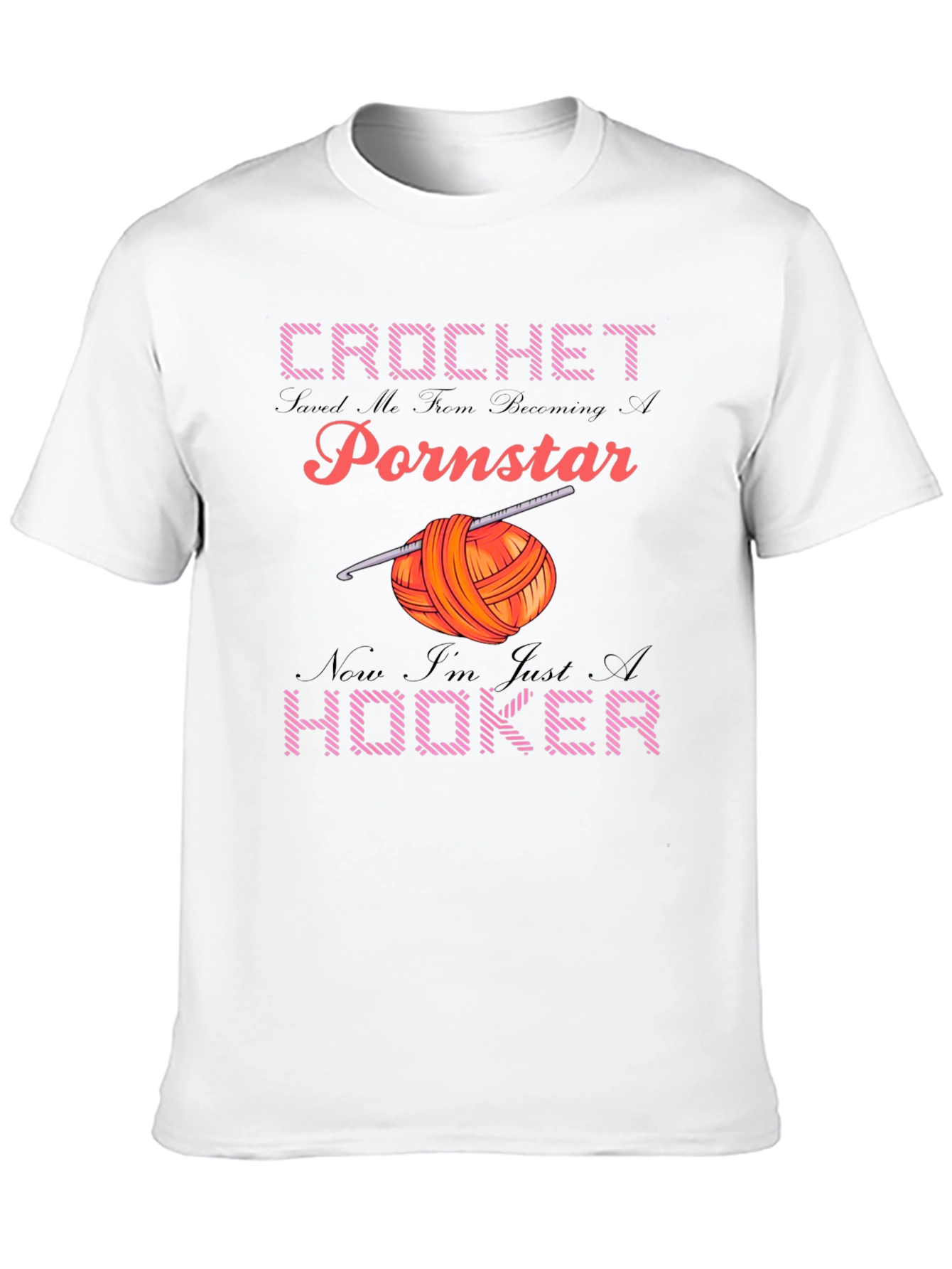 Crochet Hooker Graphic T-Shirt