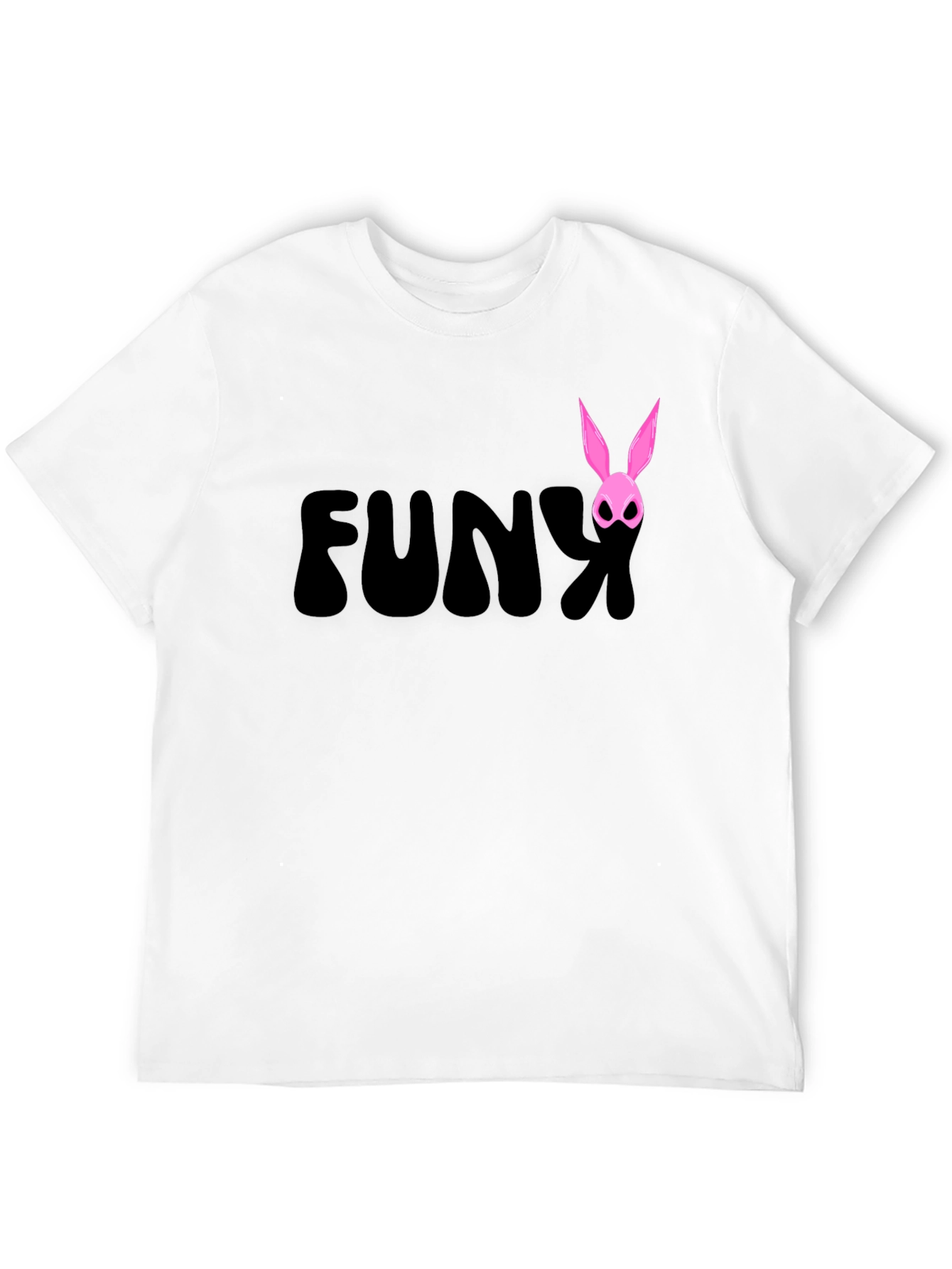 Funky Bunny Graphic Tee - Black