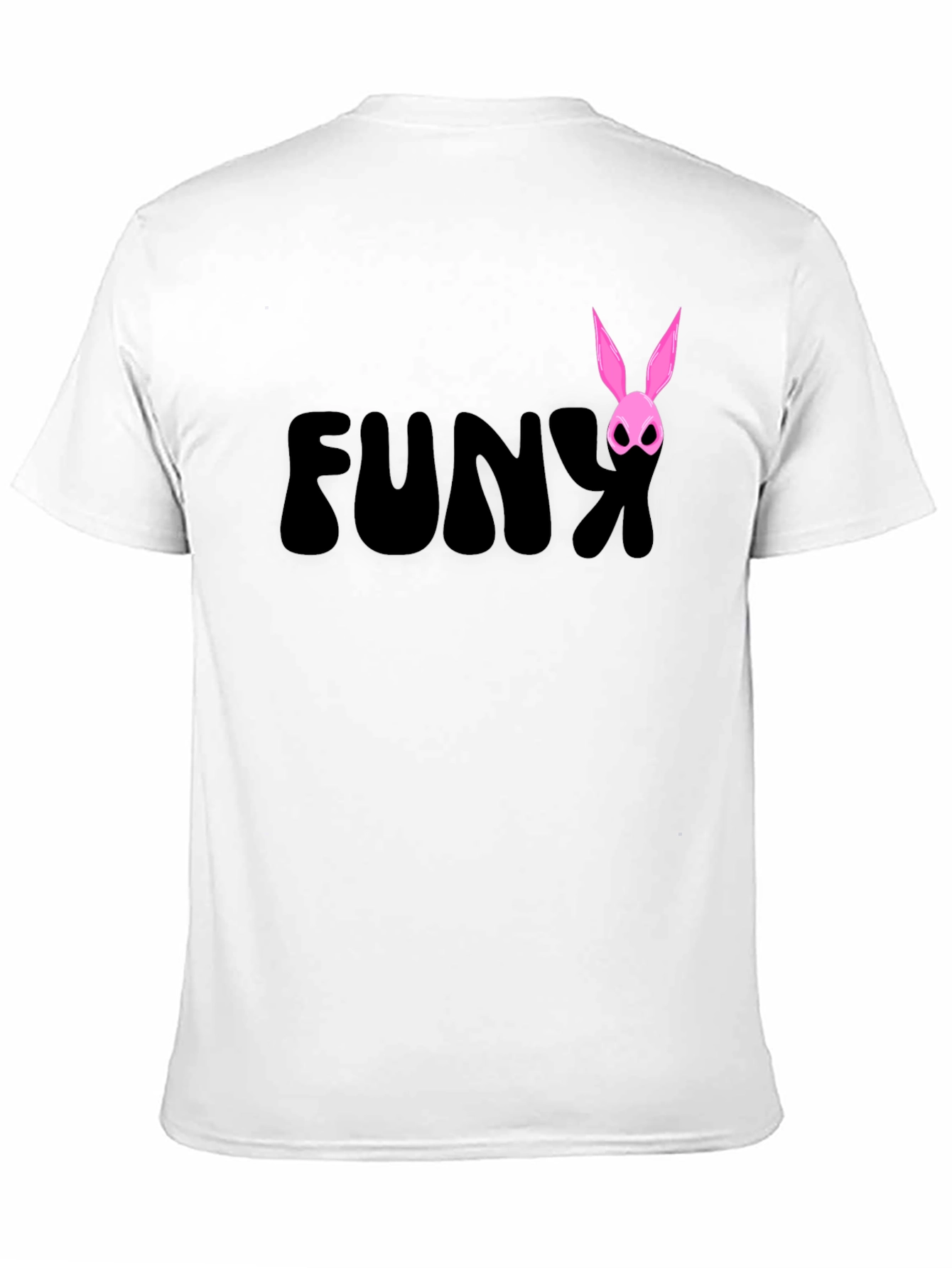 Funky Bunny Graphic Tee - Black