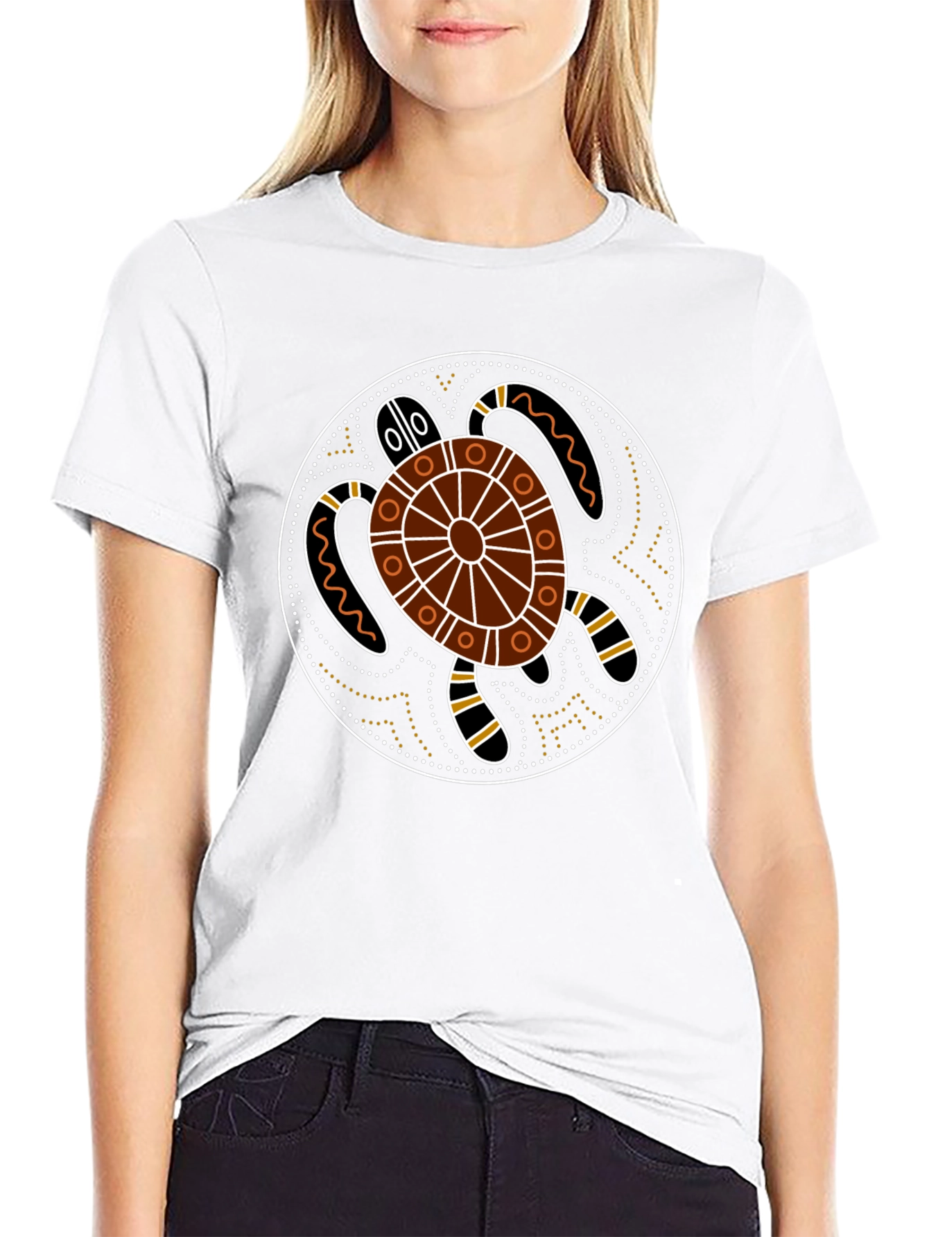 Turtle Aboriginal Art T-Shirt