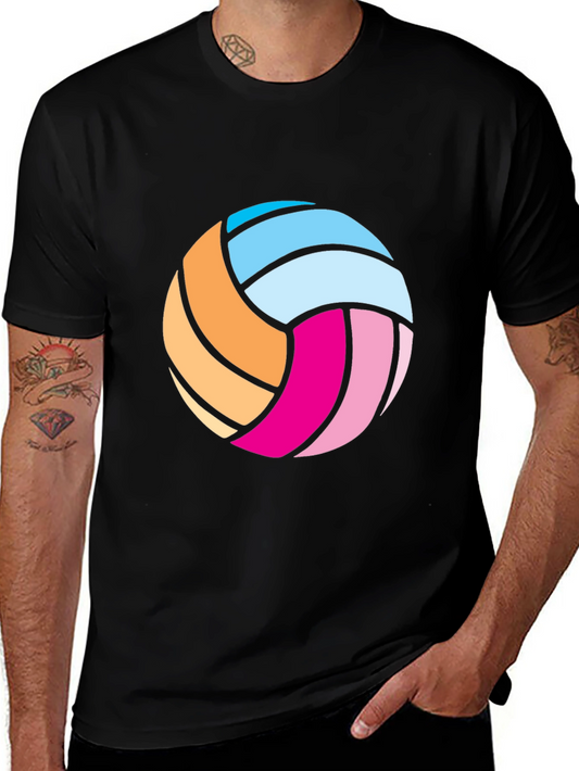 Volleyball Graphic Tee - Sporty Casual