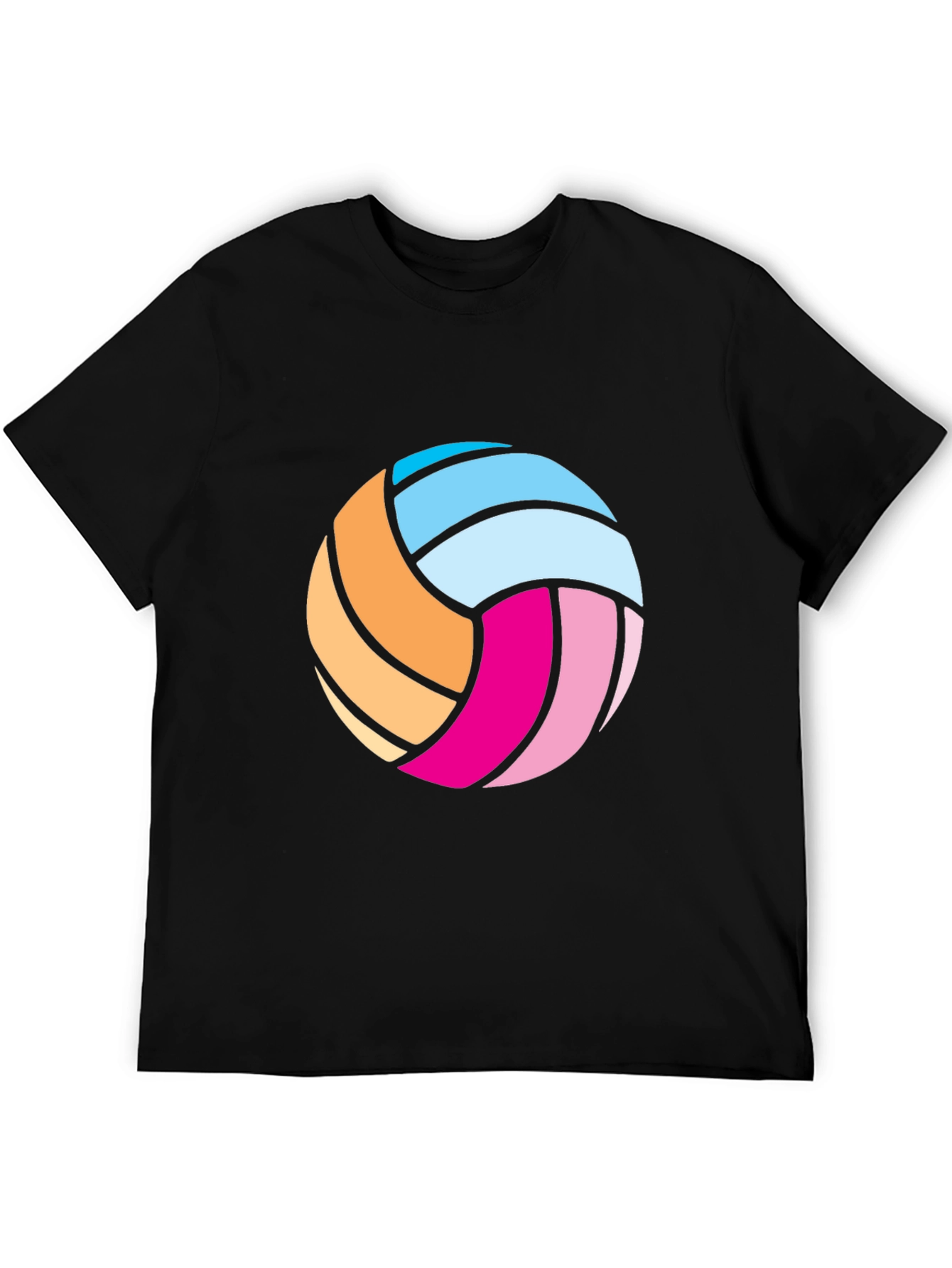 Volleyball Graphic Tee - Sporty Casual