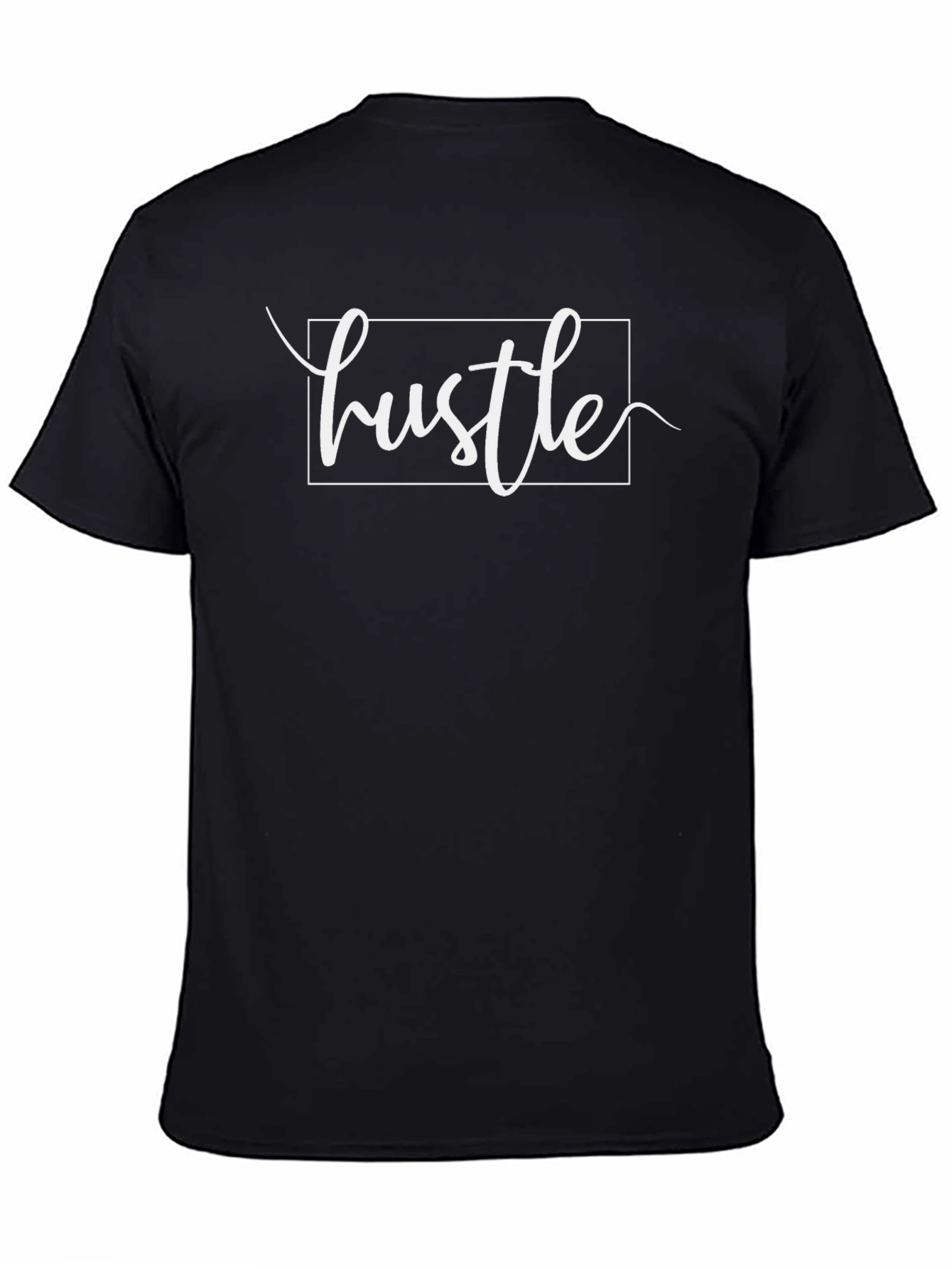 Hustle Graphic Tee - Black Short Sleeve Shirt