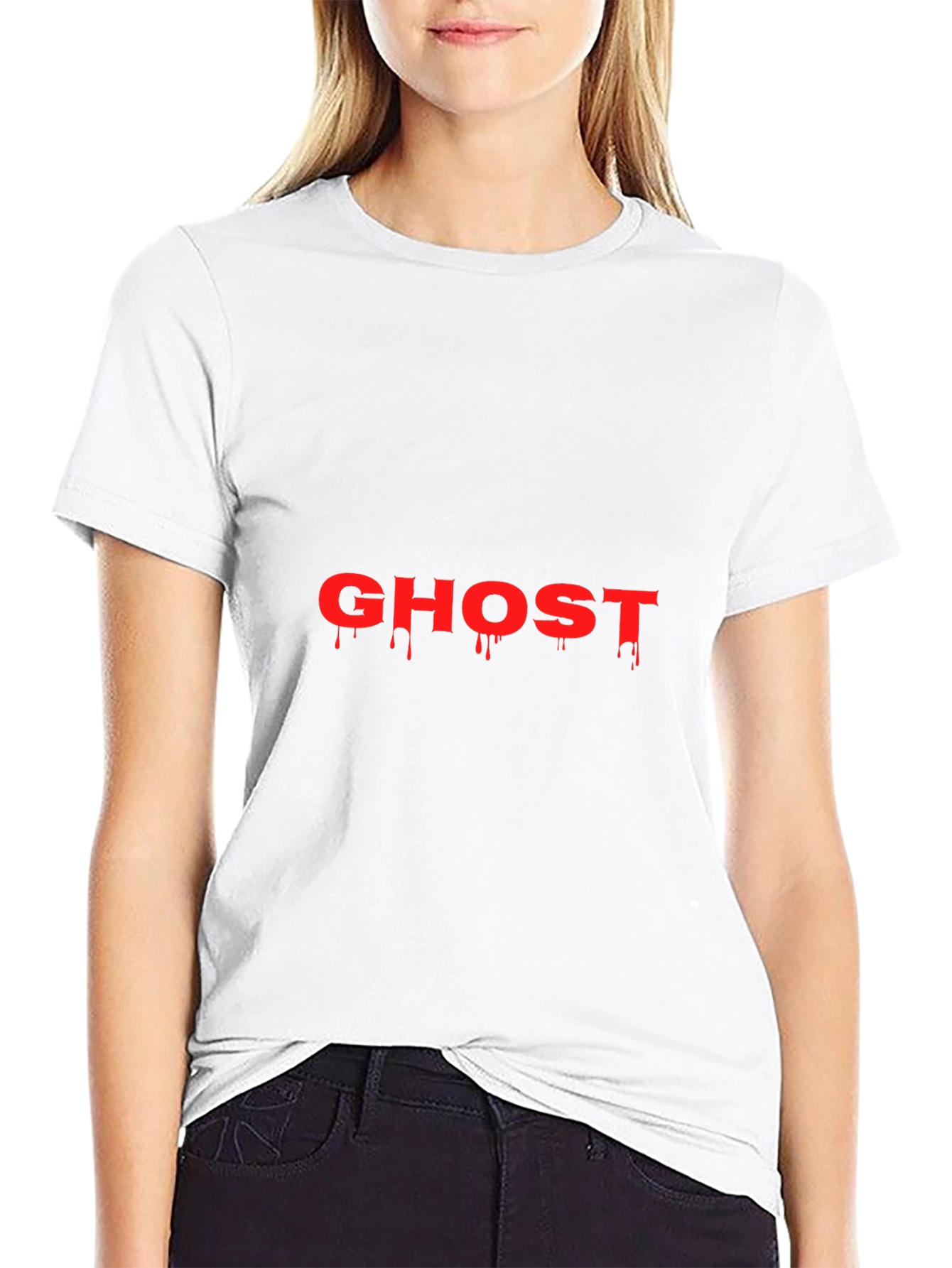 Bloody Ghost T-Shirt - Halloween Spooky Tee